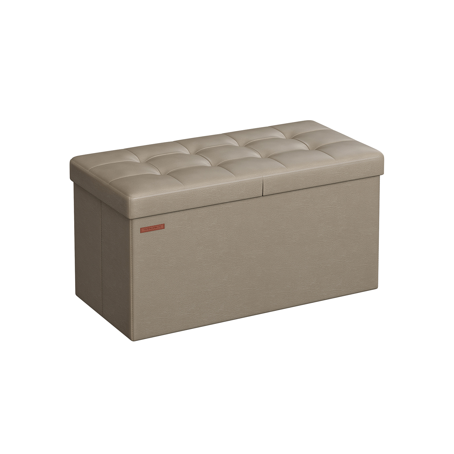 Sitzbank faltbar 89 Liter 38 x 76 x 38 cm kamelbraun