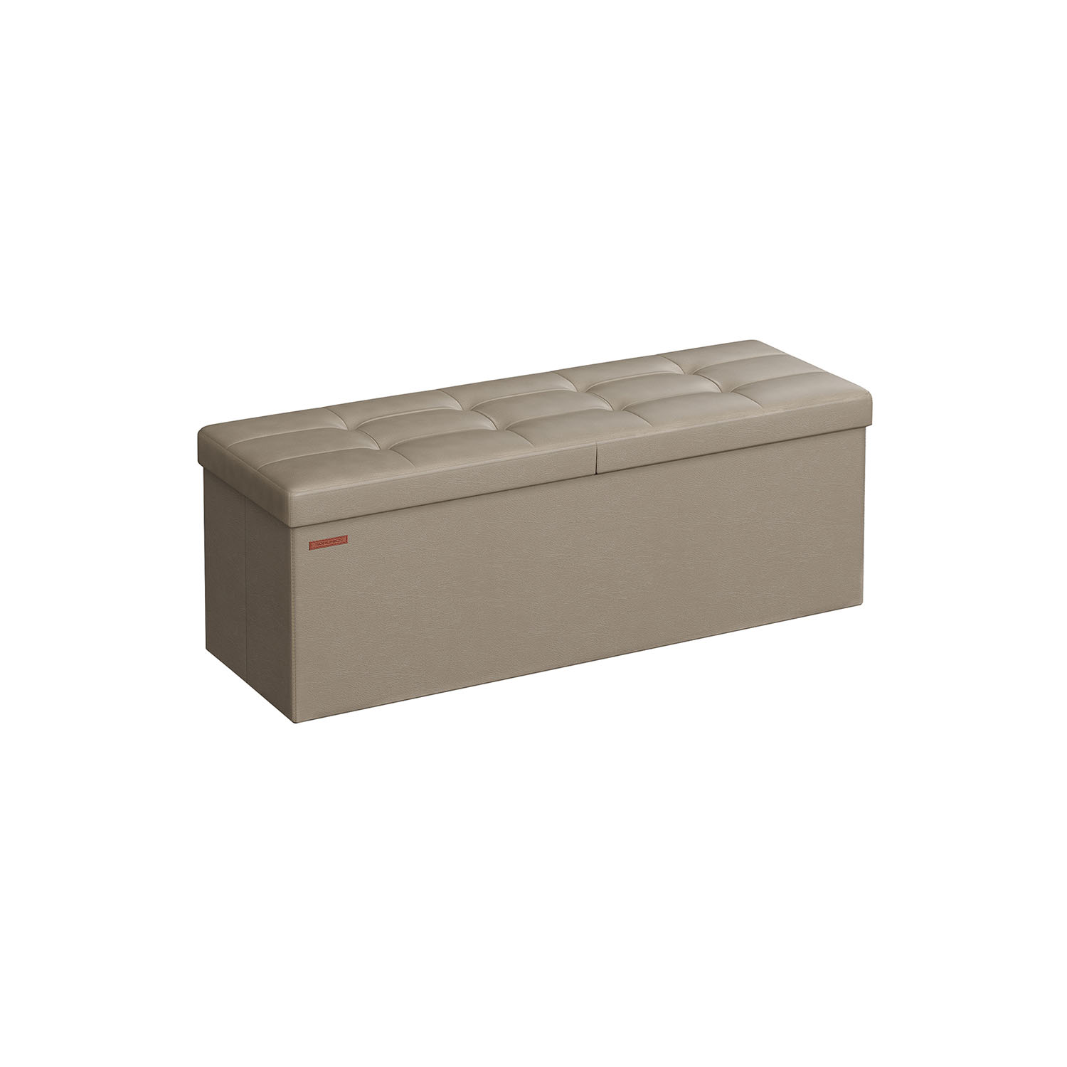 Sitzbank faltbar 120 Liter 38 x 110 x 38 cm kamelbraun