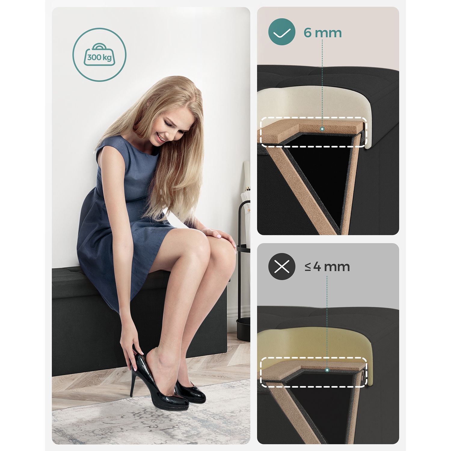 Suoliukas su laikymo vieta