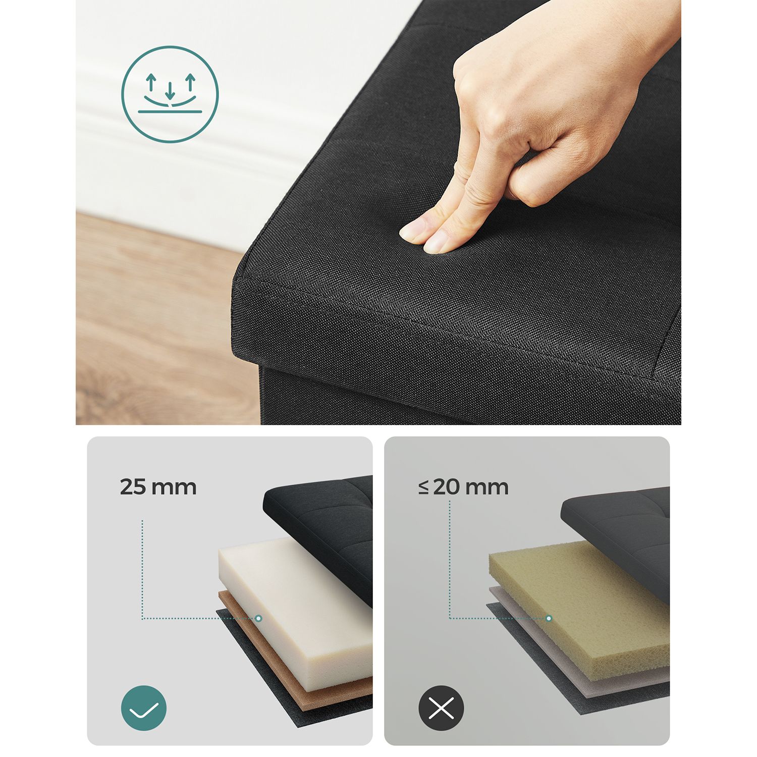 Suoliukas su laikymo vieta