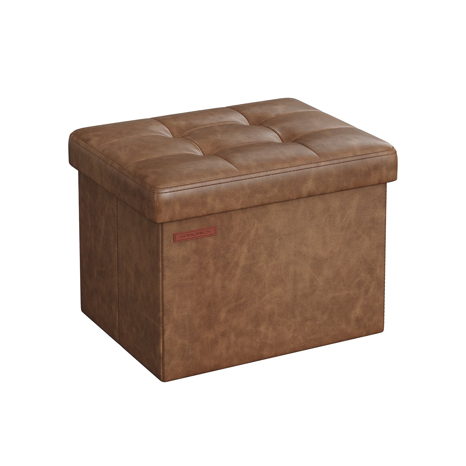 Klappbarer Sitzbank mit Stauraum 41 cm kaffeebraun