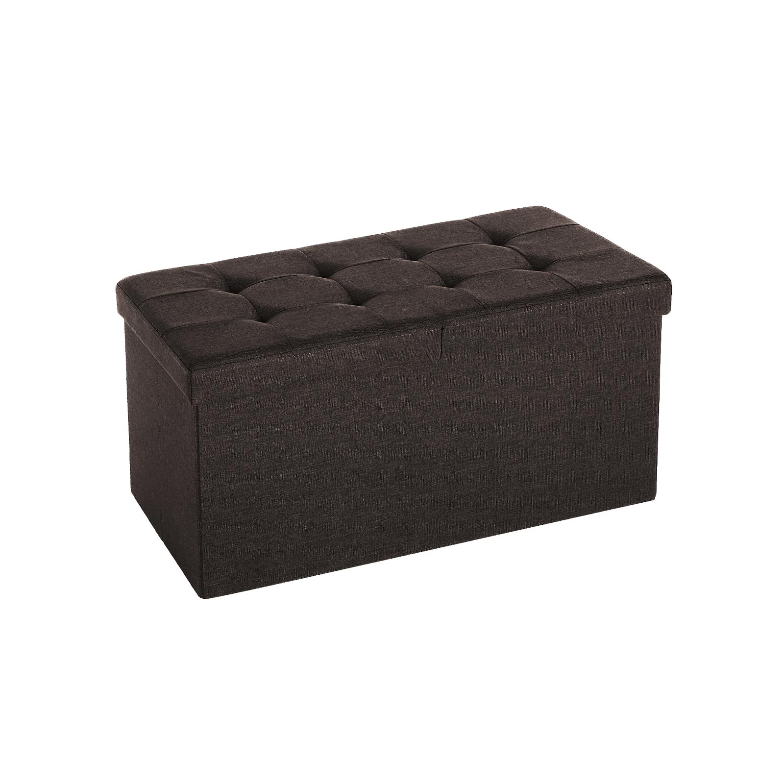 SONGMICS Sitzhocker Sitzbank mit Stauraum faltbar 2Sitzer belastbar