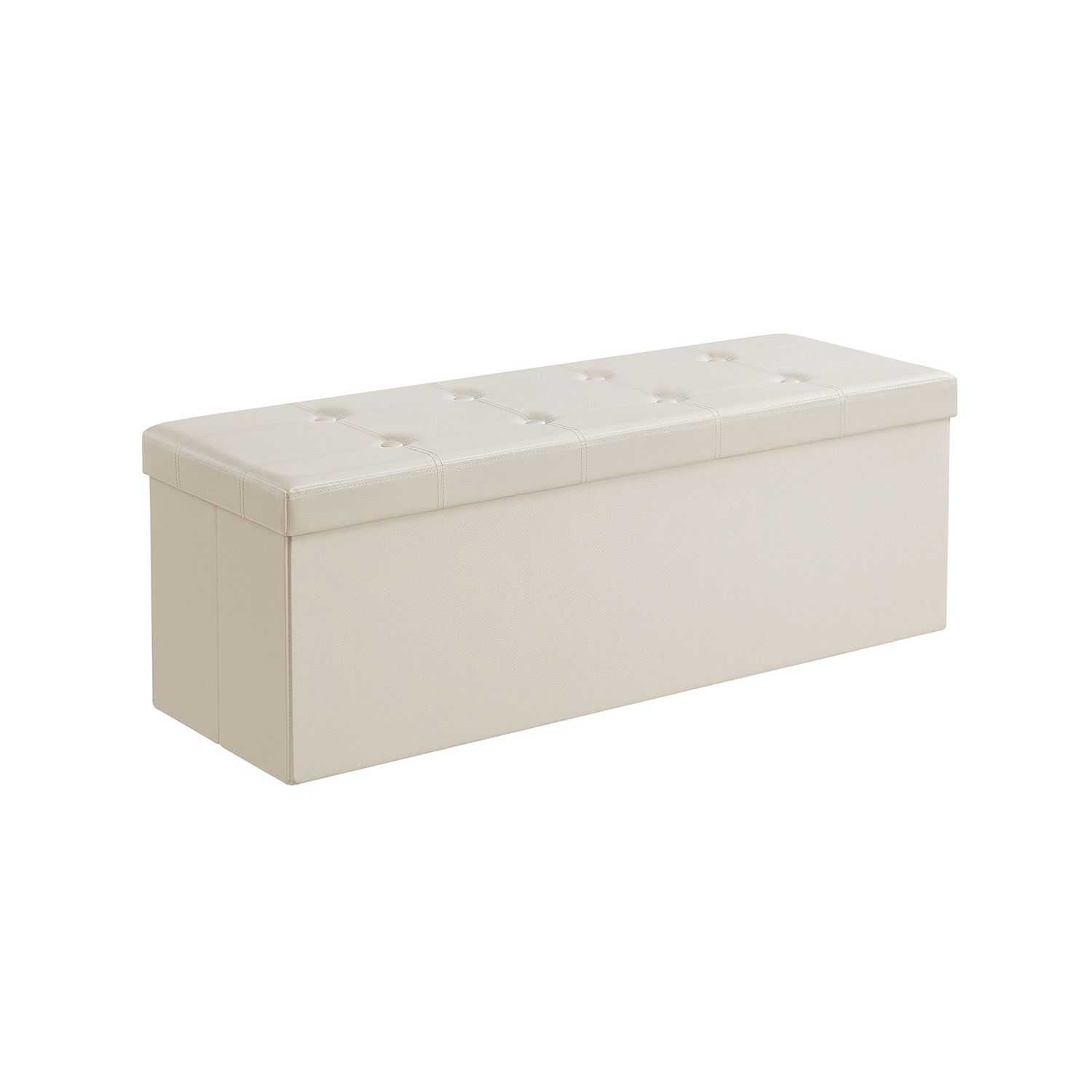 Sitzhocker 120 Liter aus Kunstleder faltbar