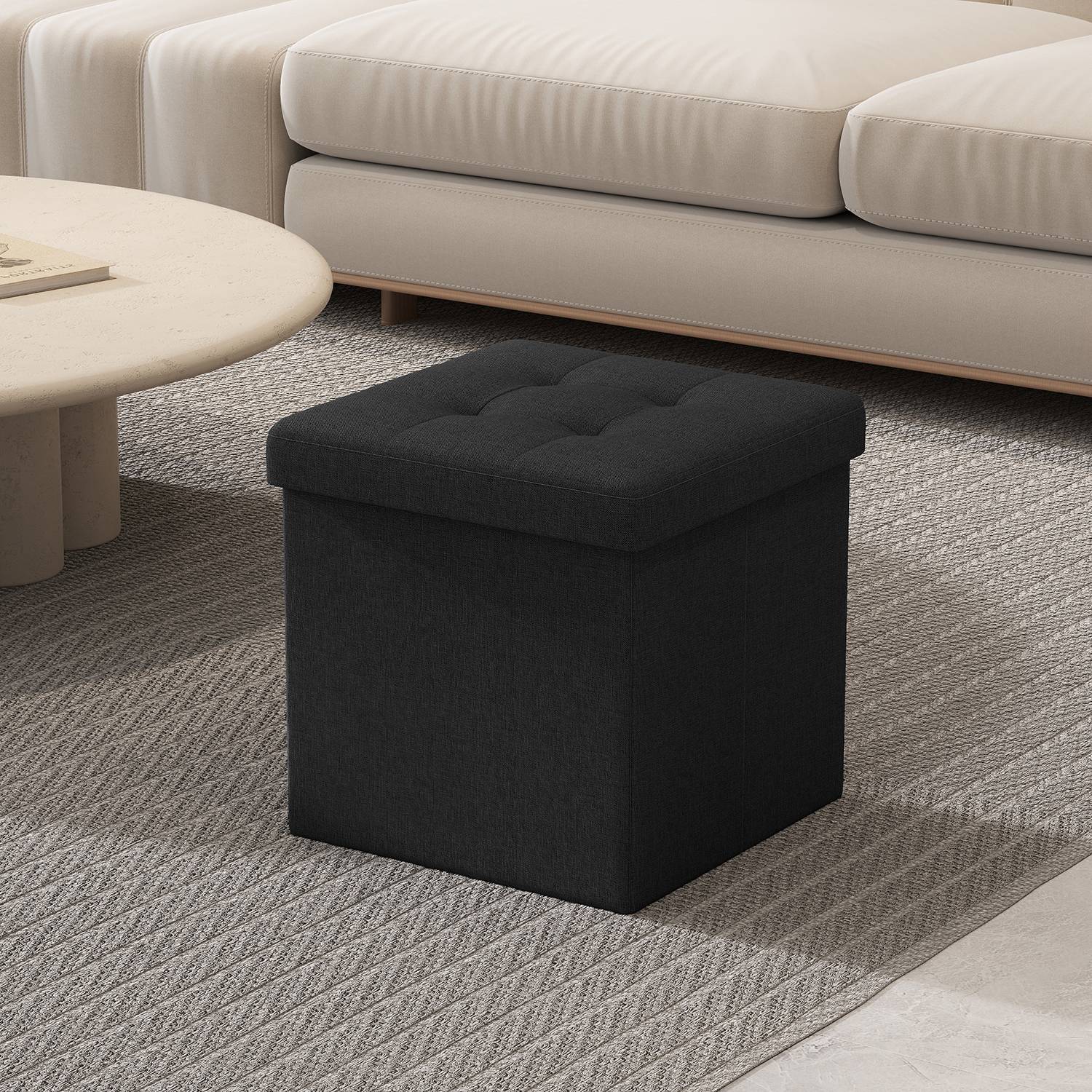 Sitzhocker, Sitzbank mit Stauraum, 30 x 30 cm