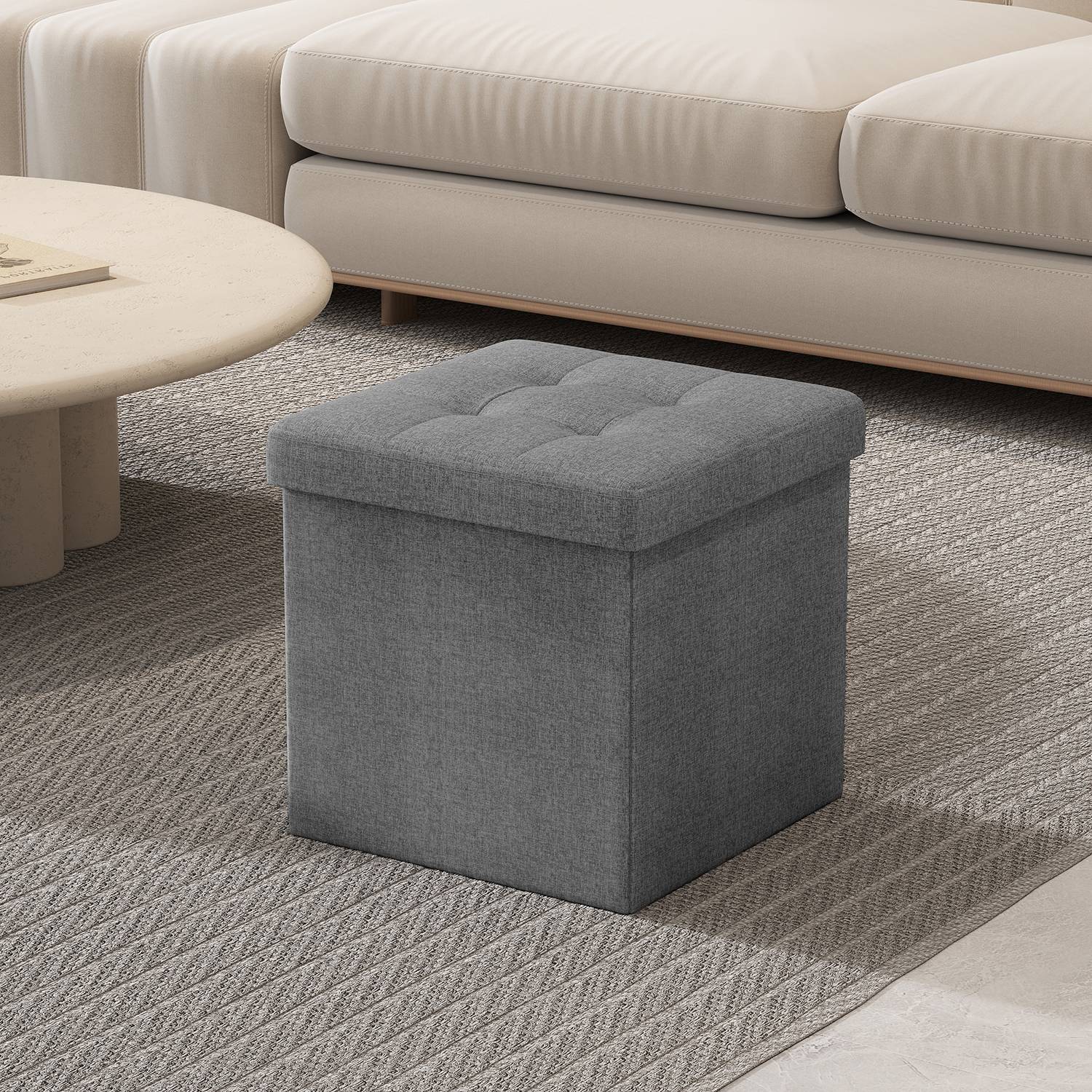 Sitzhocker, Sitzbank mit Stauraum, 30 x 30 cm