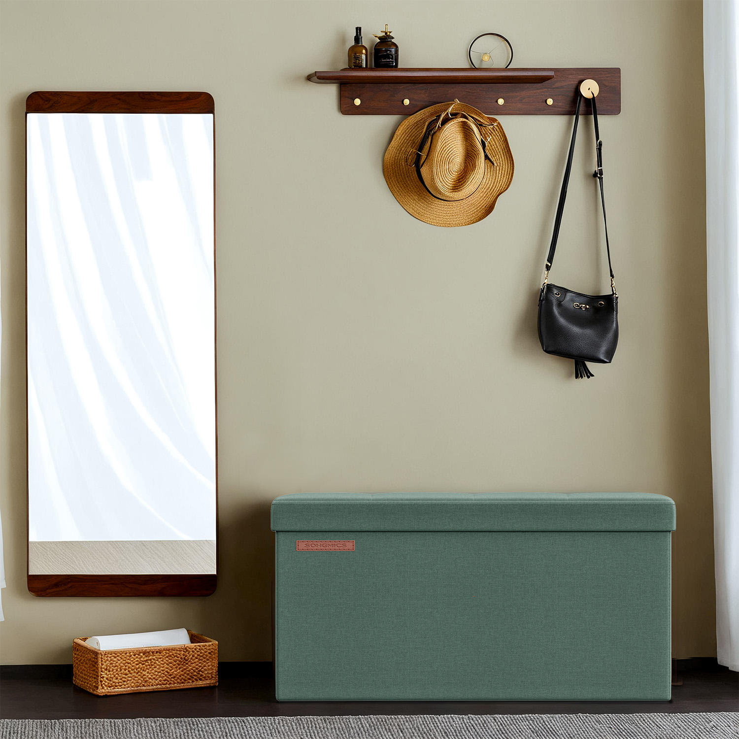 Sitzbank mit Stauraum, Sitztruhe, Bettbank