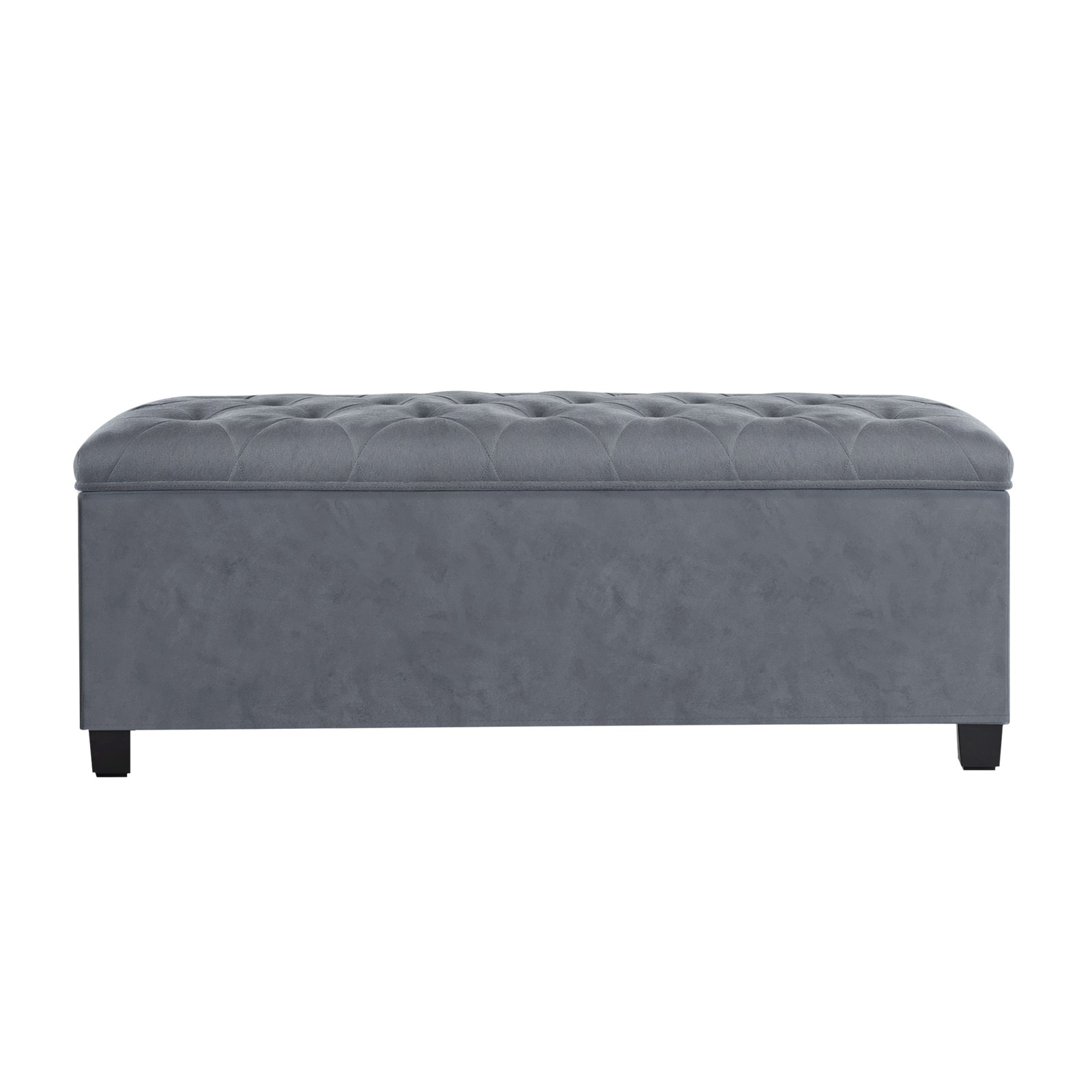 Sitzhocker mit Stauraum, Sitzbank mit Beinen, 40 x 110 x 40 cm