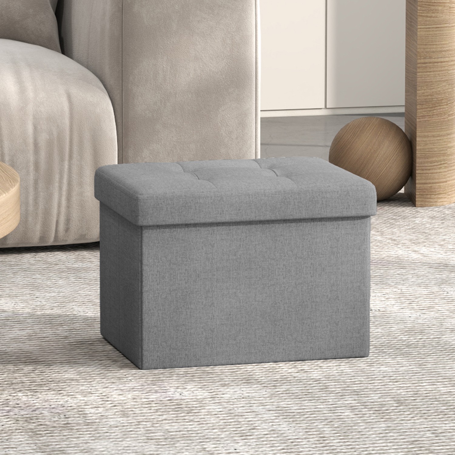 Sitzhocker, Sitzbank mit Stauraum, 31 x 41 cm