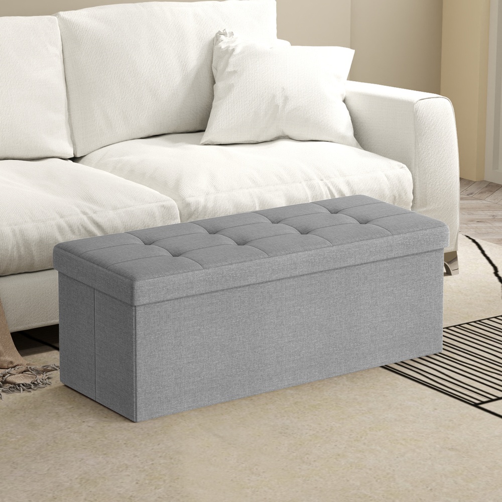 Sitzbank mit Stauraum, 38 x 110 x 38 cm, Sitztruhe