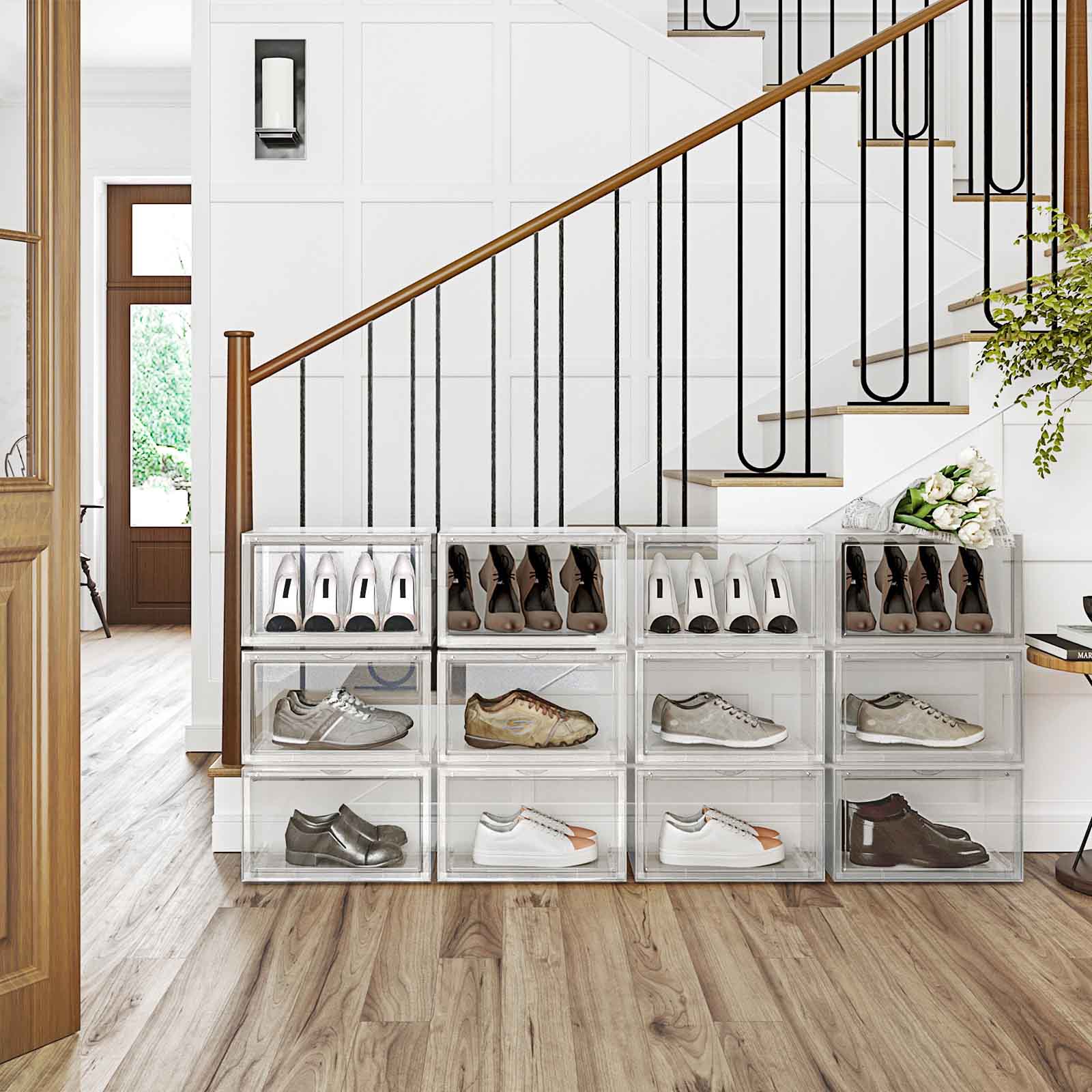 Skaidrių batų dėžučių rinkinys 3