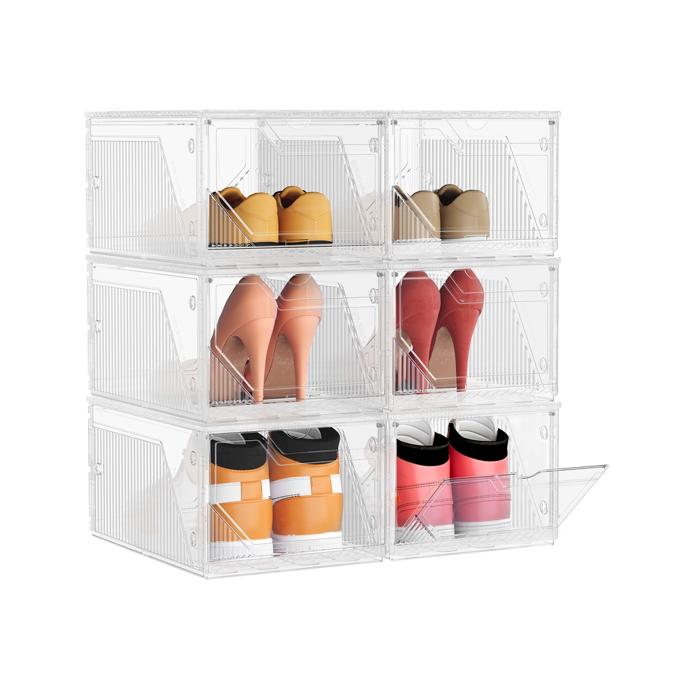 Schuhboxen 6er Set