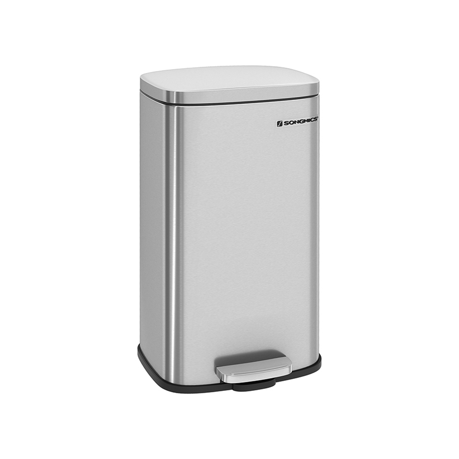 SONGMICS Mülleimer 30,0 l silber, 1 St.