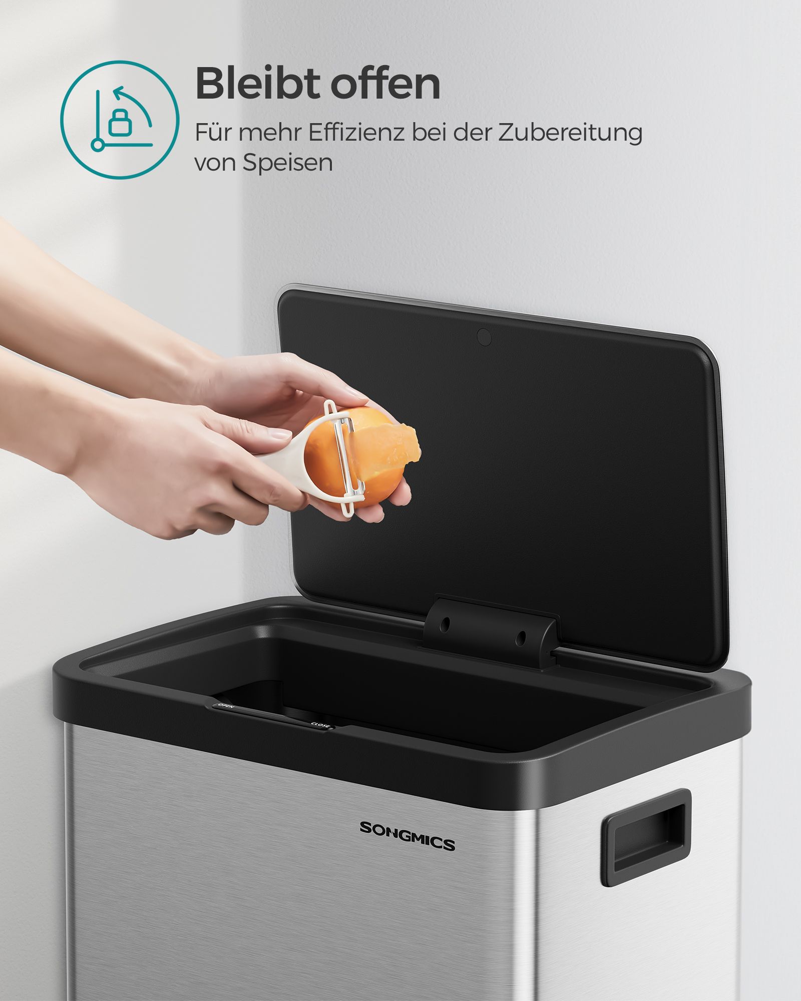 Šiukšliadėžė su judesio jutikliu