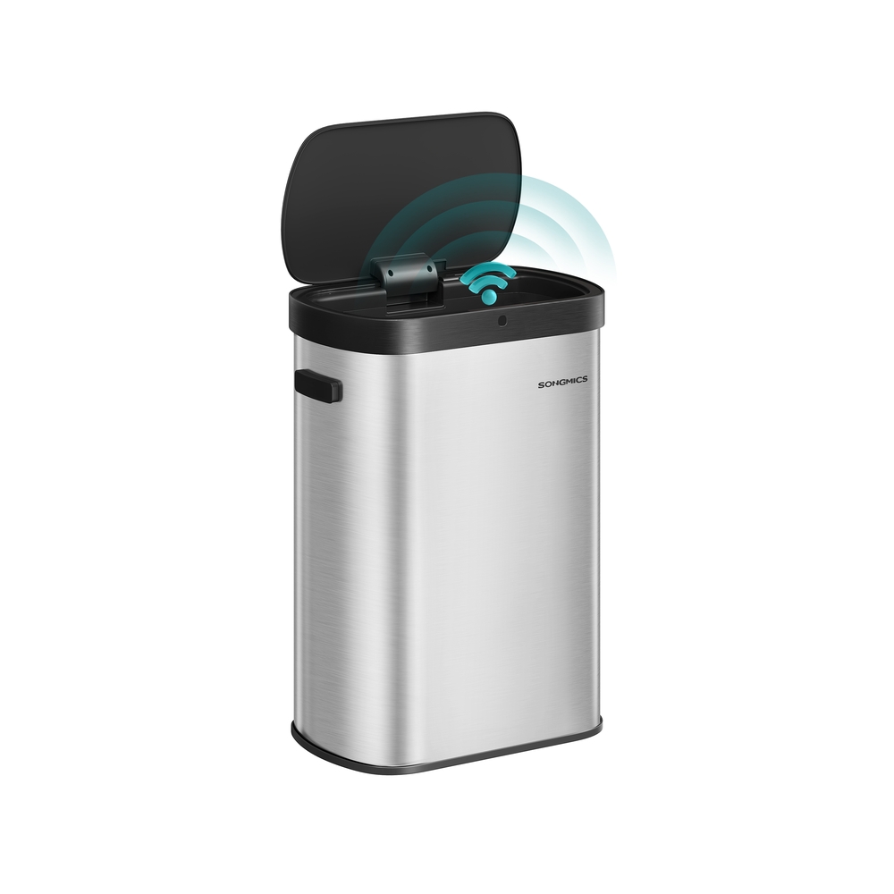 Automatischer Mülleimer mit Sensor und Softclose-Deckel aus Stahl