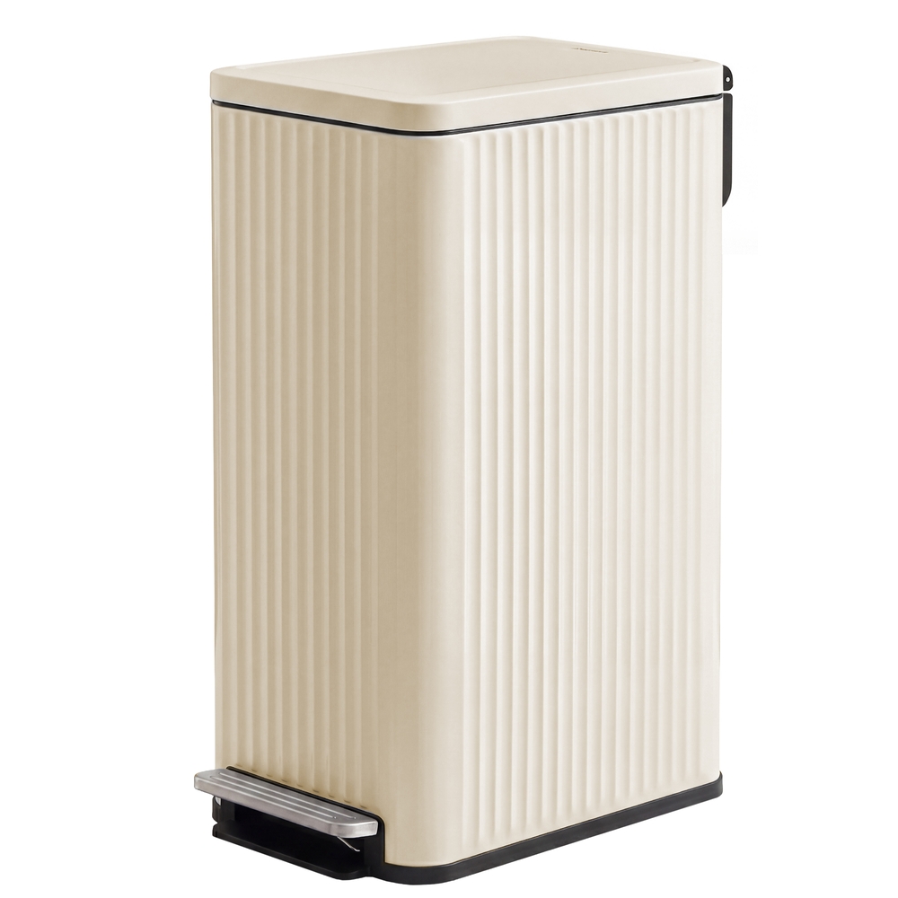 Mülleimer Küche 50 L, Tretmülleimer mit Softclose-Deckel