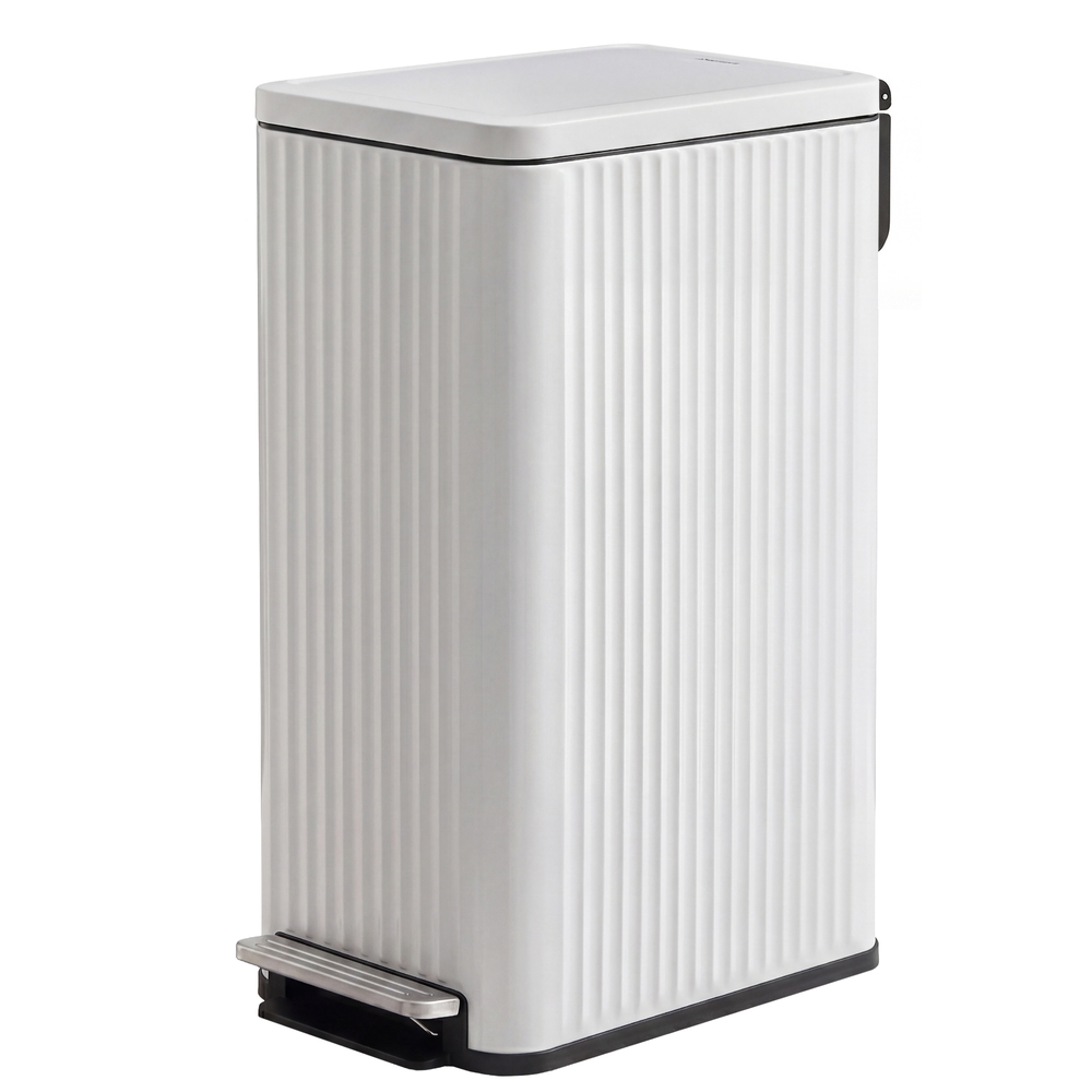 Mülleimer Küche 50 L, Tretmülleimer mit Softclose-Deckel
