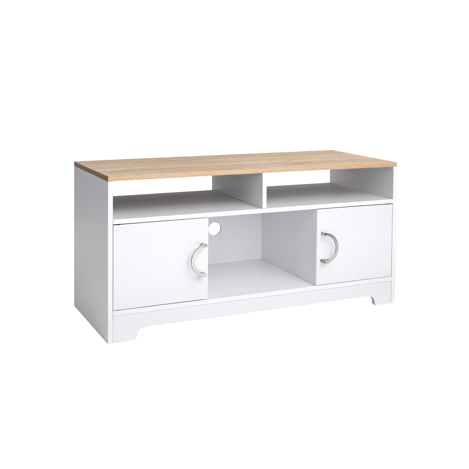 Schlichter TV-Schrank Weiß