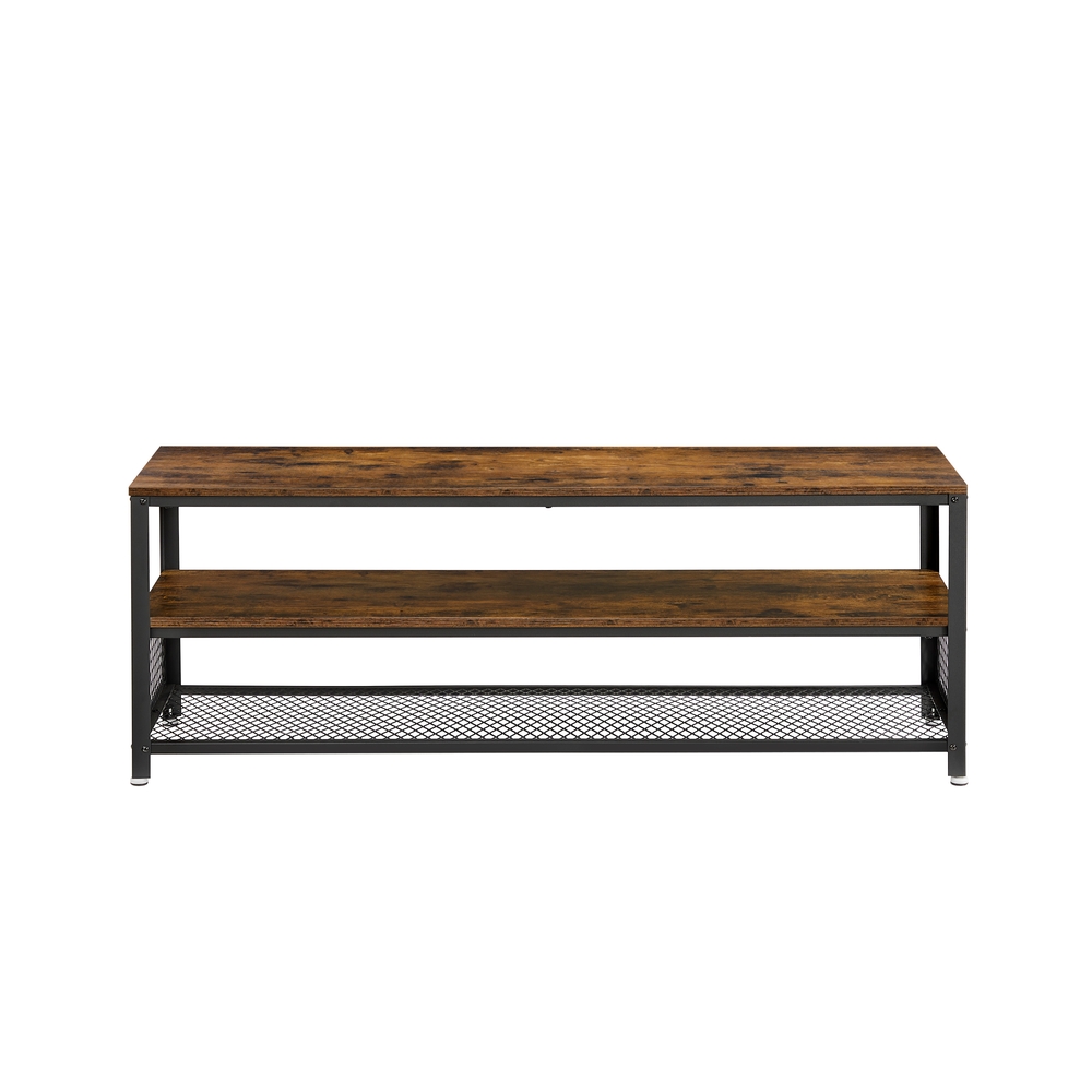 Industriestil TV-Lowboard mit 3 Ebenen