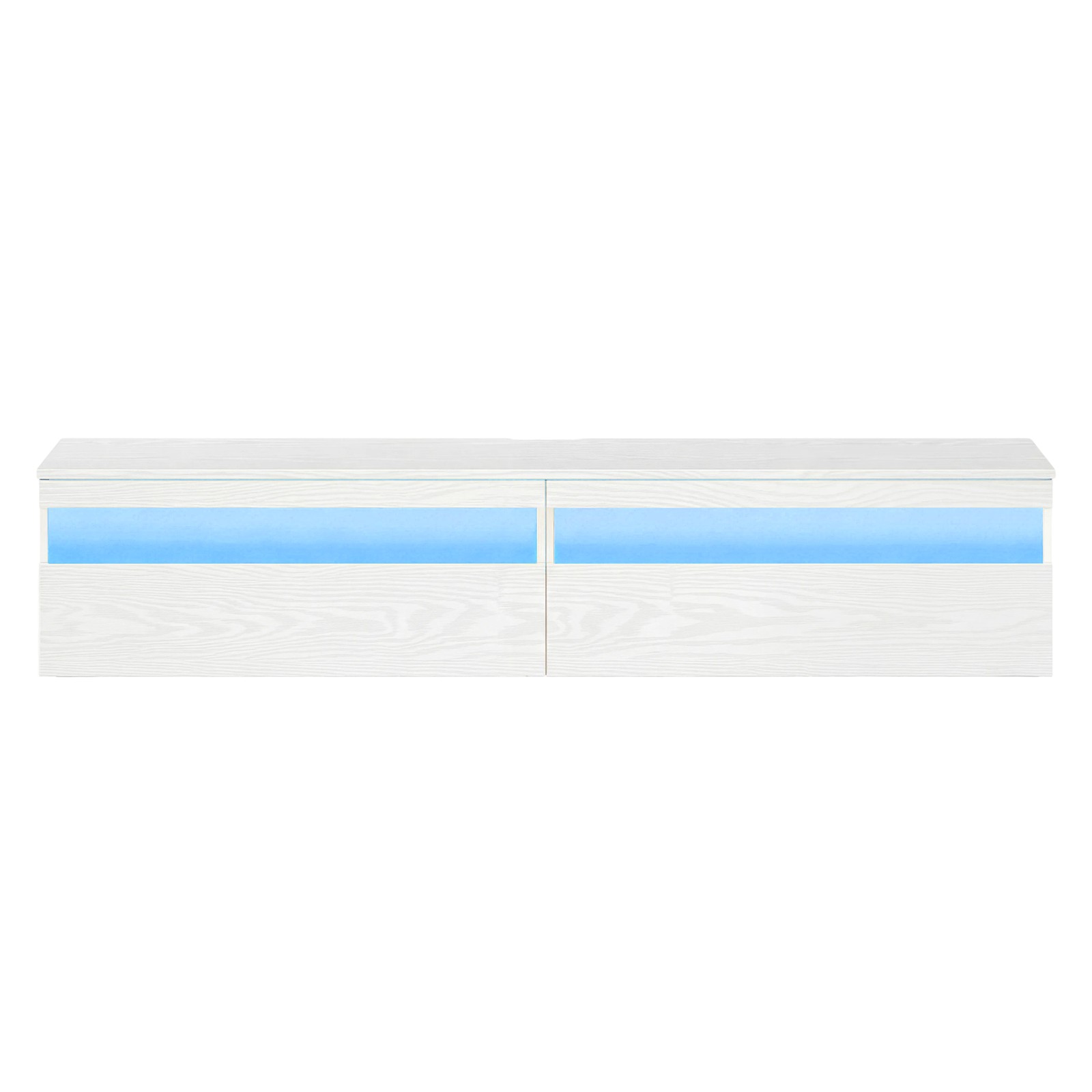 Schwebendes TV-Lowboard für Wohnzimmer, für verschiedene Fernseher, Couchtisch