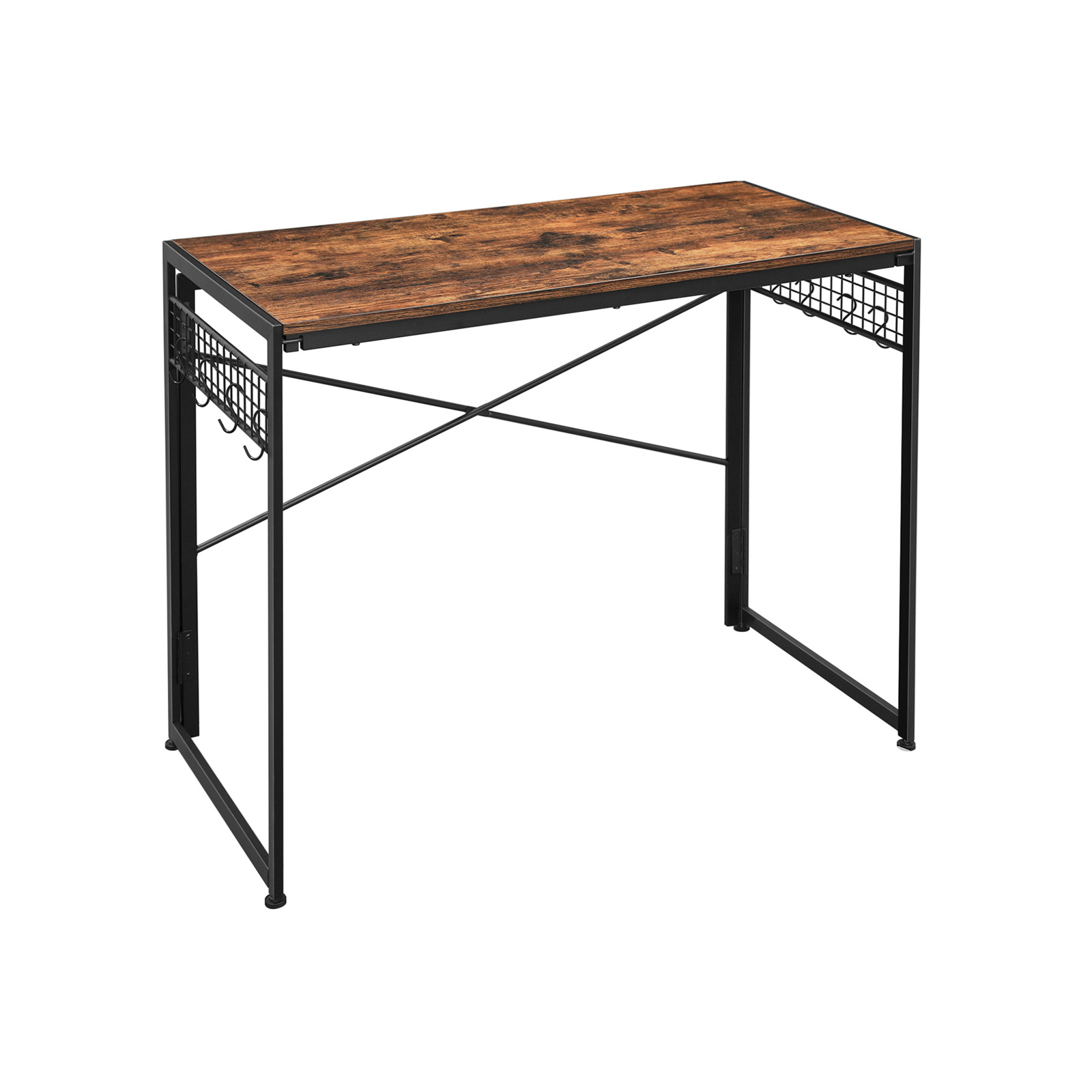 Computertisch mit 8 Haken 100 x 50 cm