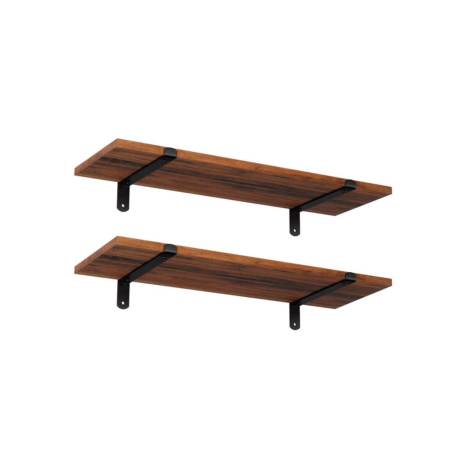 SONGMICS Wandregale-Set braun, schwarz 60,0 x 20,0 x 7,0 cm, 1 St.