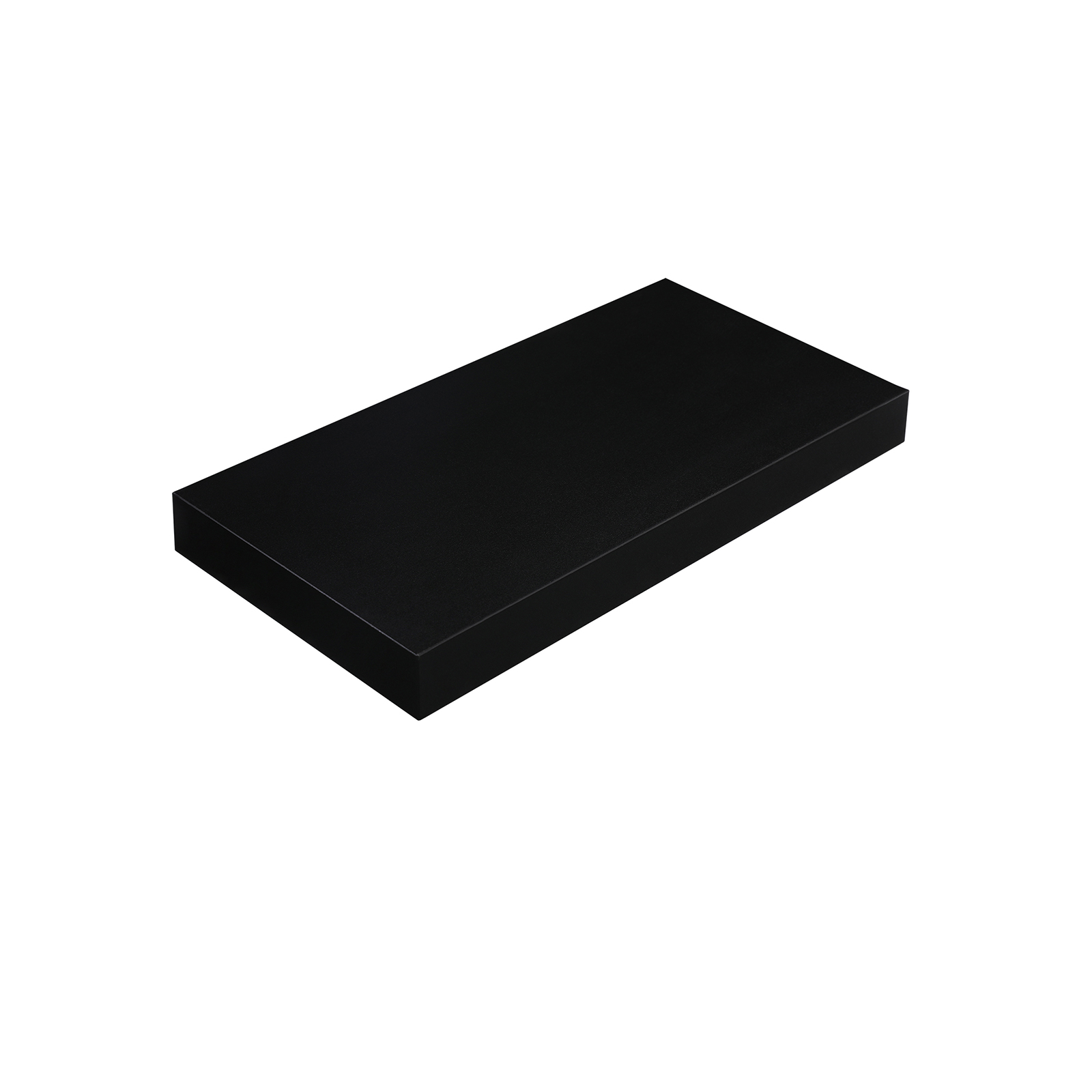 Wandboard für Bücher schwarz