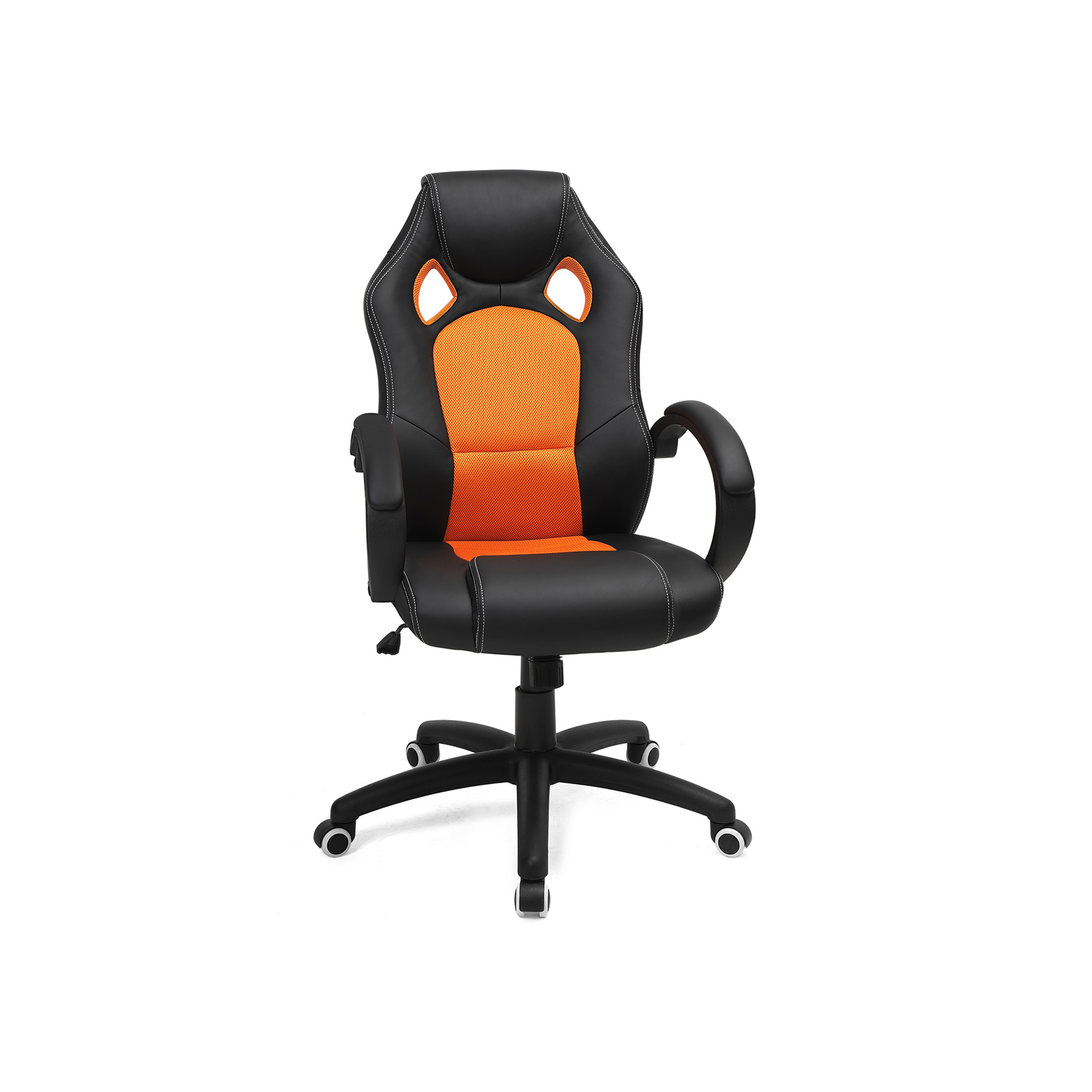 Bürostuhl schwarz-orange