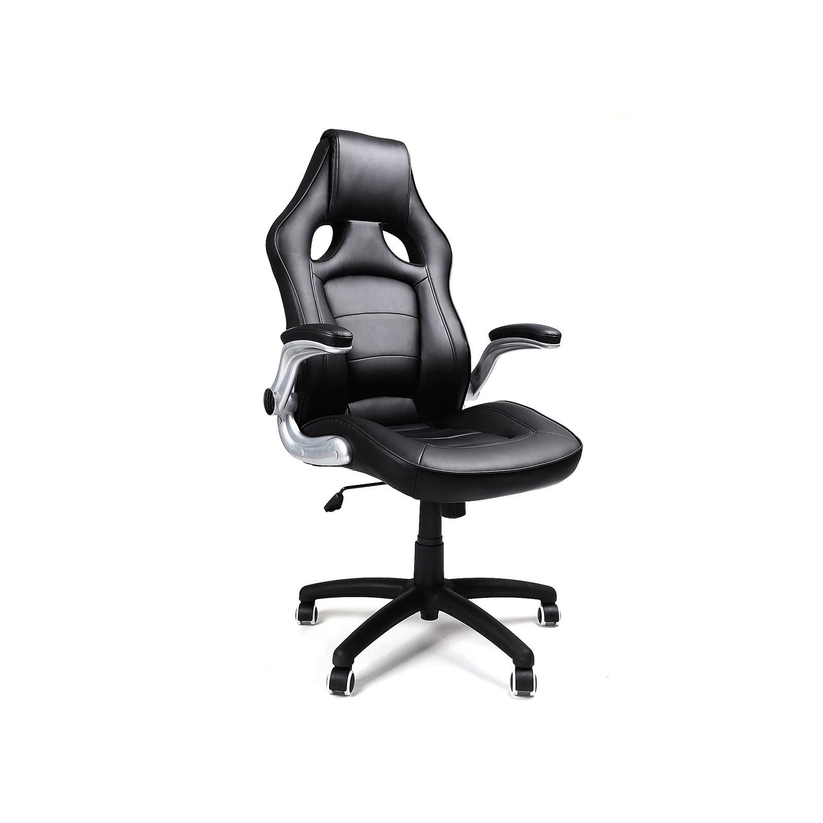 Bürostuhl Kunstleder Schwarz