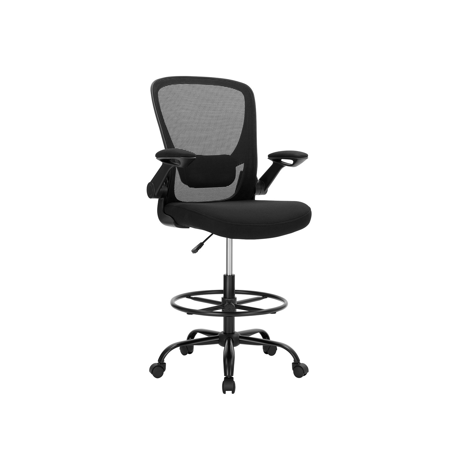 Ergonomischer Arbeitshocker schwarz
