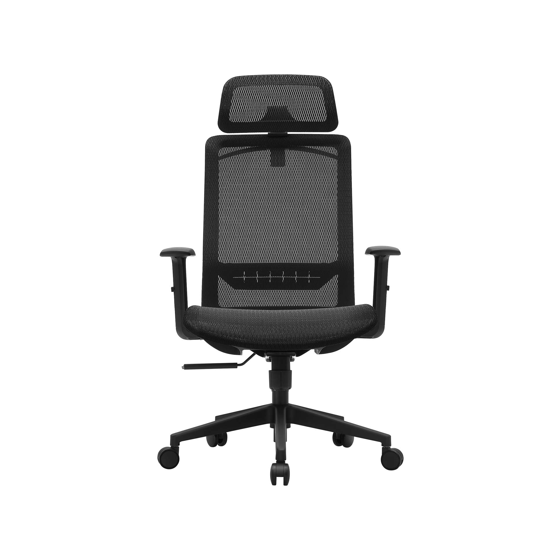Bürostuhl mit Kleiderbügel schwarz