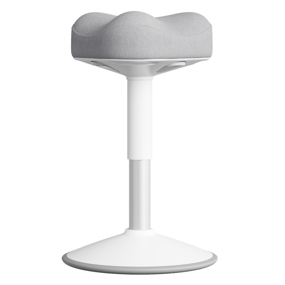 Stehhocker mit Schwingeffekt, höhenverstellbar Stehstuhl, Sattelförmiger Sitz
