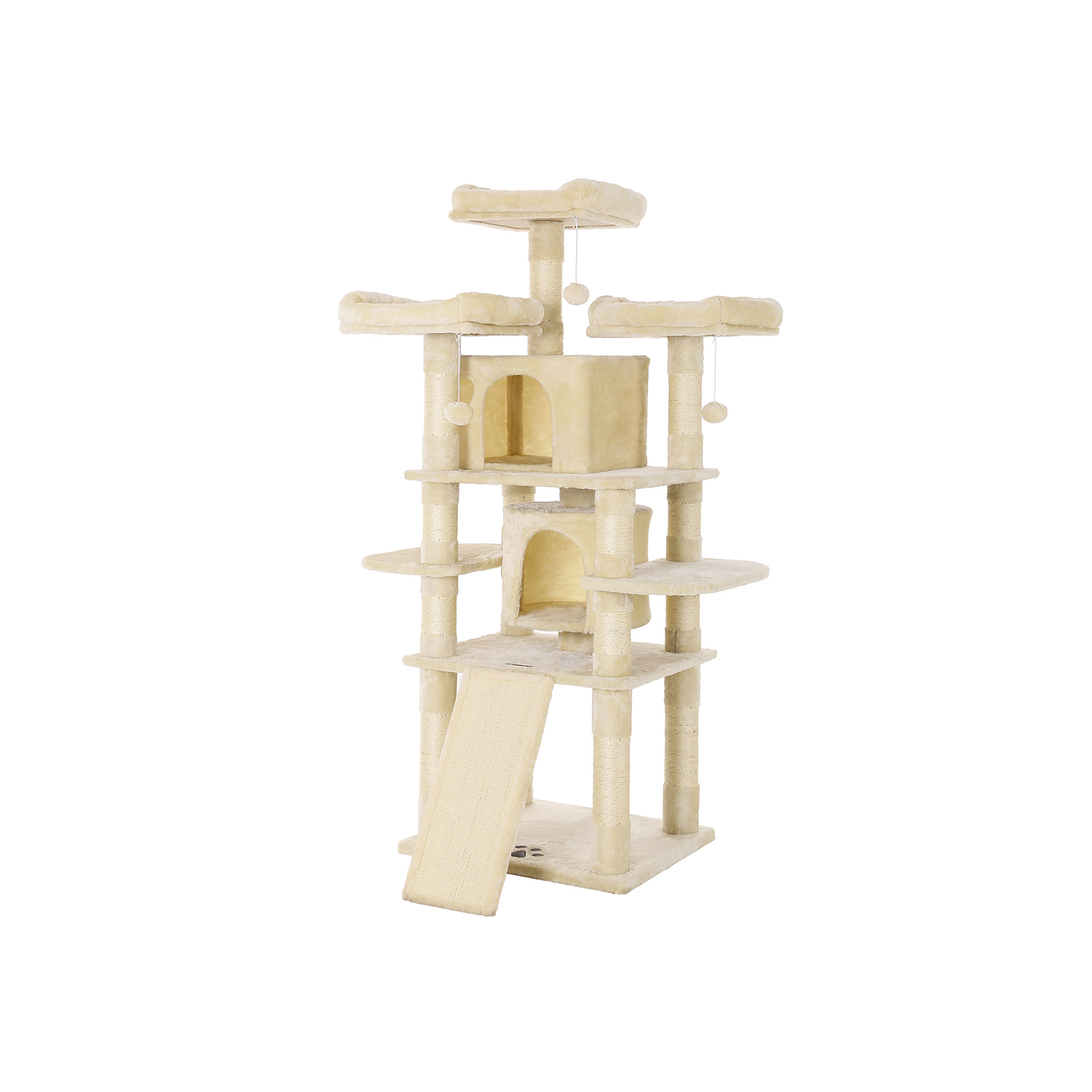Großer Katzenbaum 172 cm hoch beige