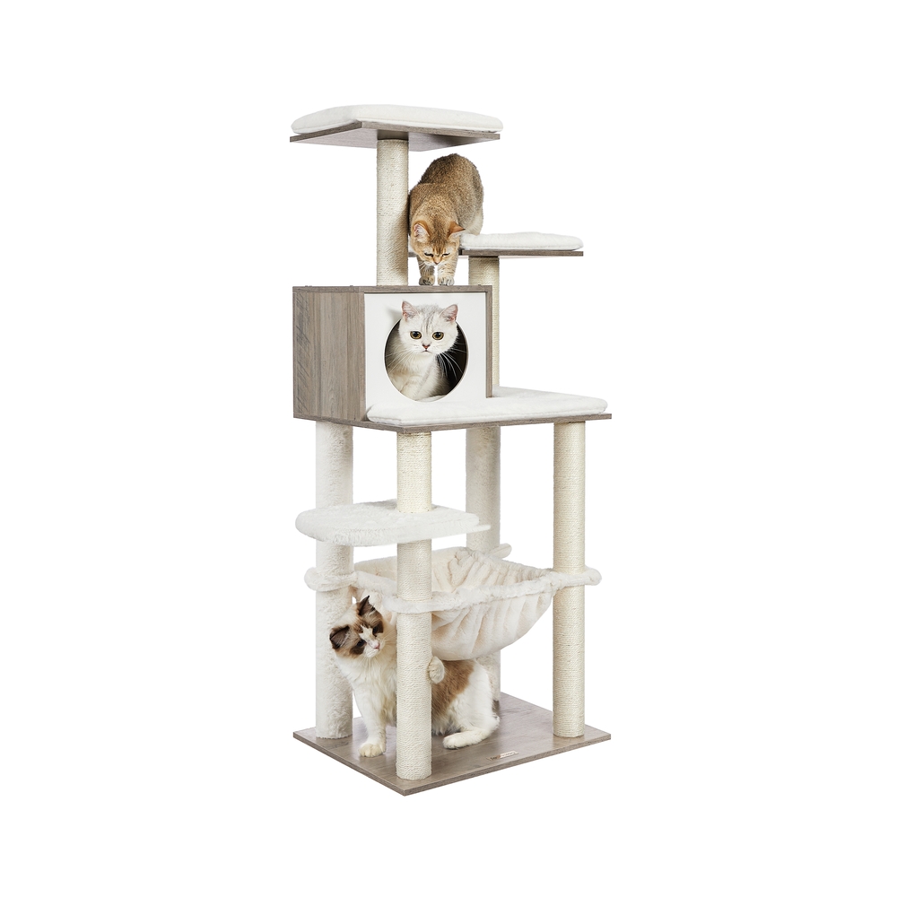 Katzenbaum 138 cm mit Plattformen