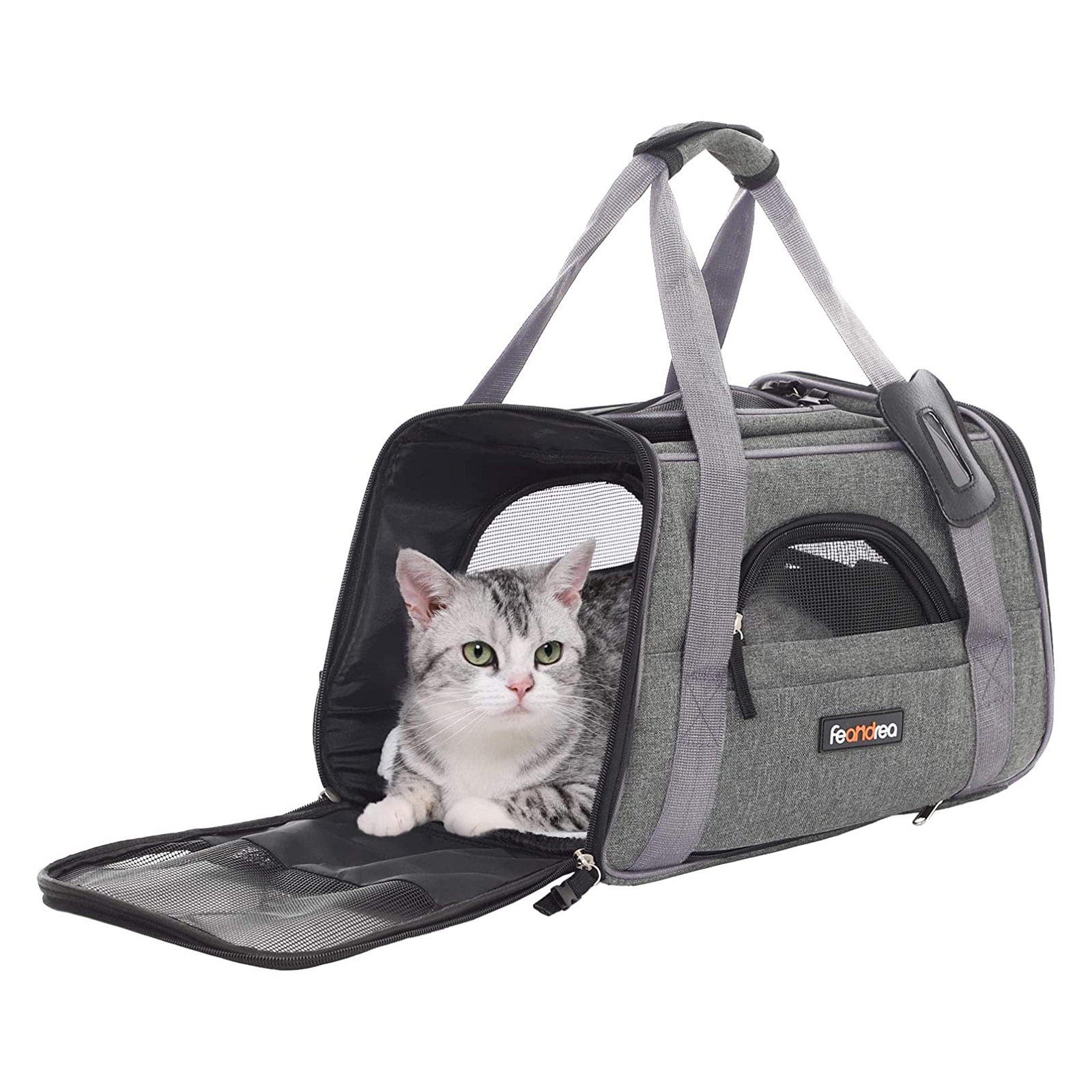 Hundetasche Dunkelgrau