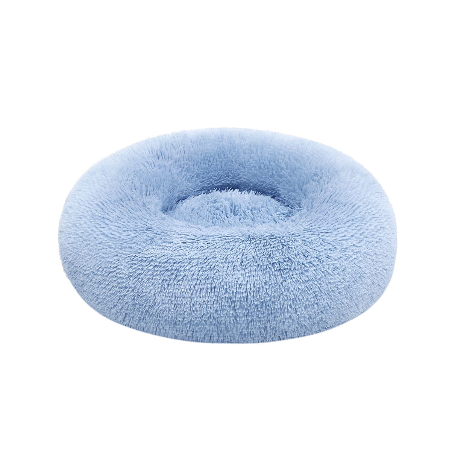 Katzenbett mit 60 cm Durchmesser blassblau