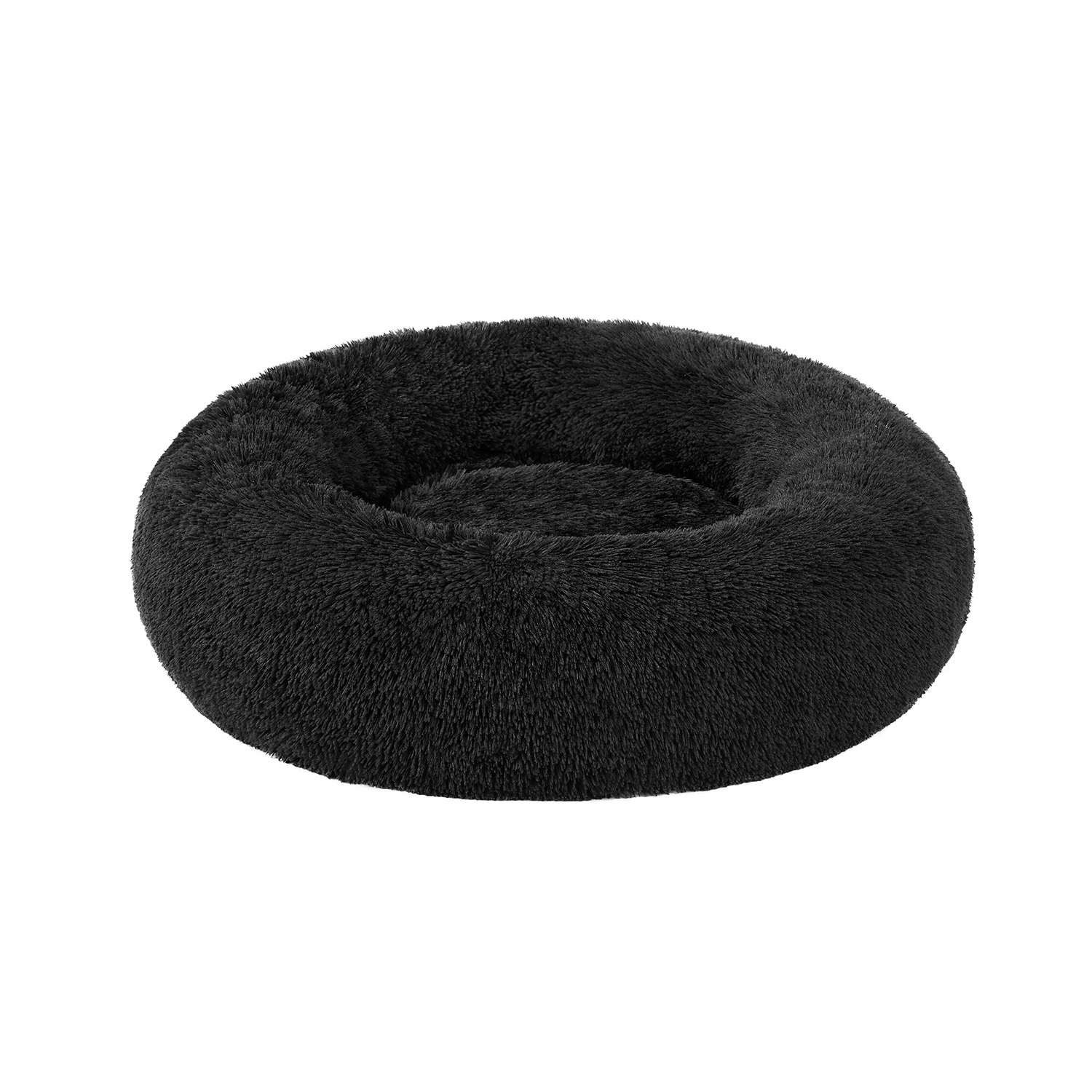 Hundebett mit herausnehmbarer Polsterung in der Mitte tintenschwarz