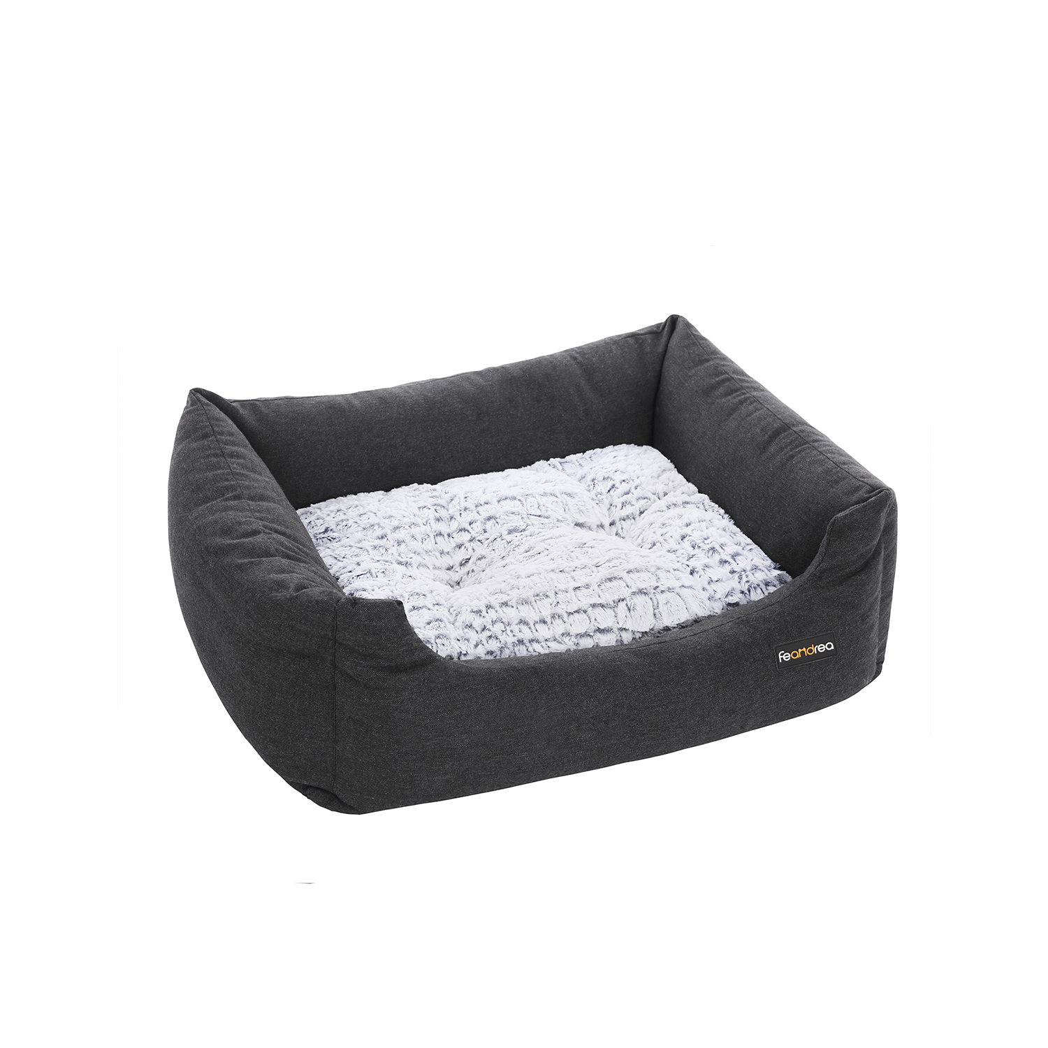 Hundebett mit Wendekissen 60 x 50 x 20 cm