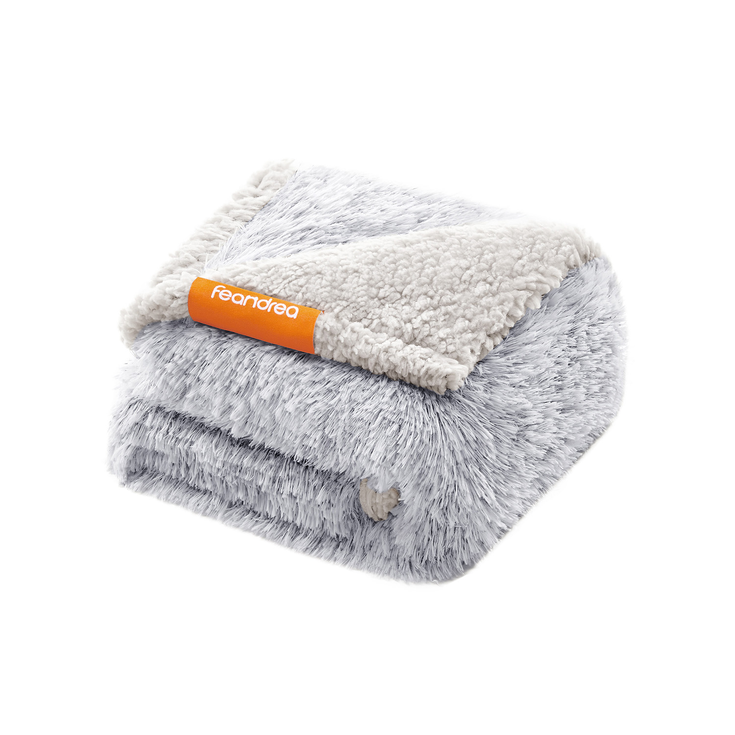 Hundedecke 73 x 63 cm beidseitig verwendbar aus Sherpa-Stoff