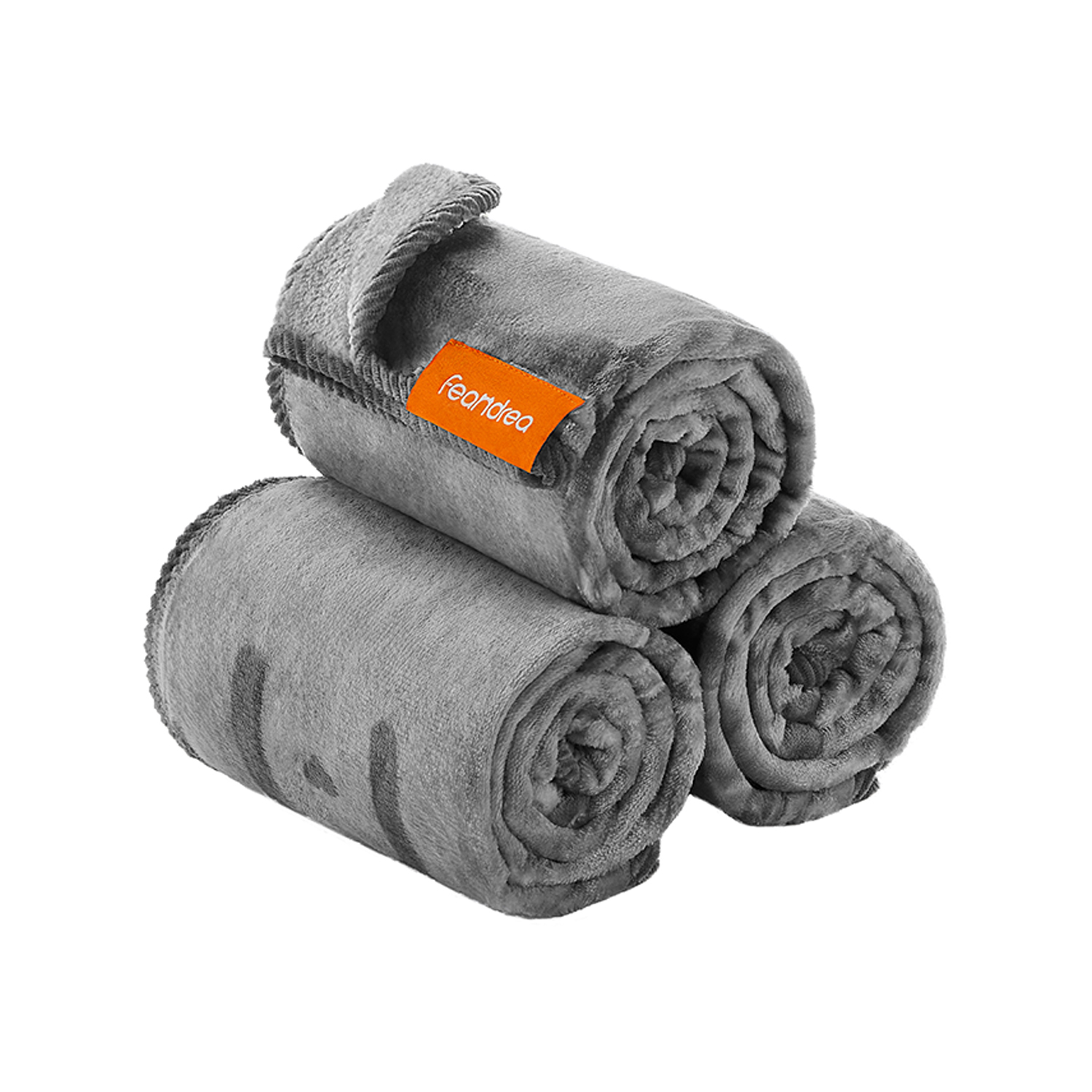 Hundedecke 3er Set M waschbar schiefergrau