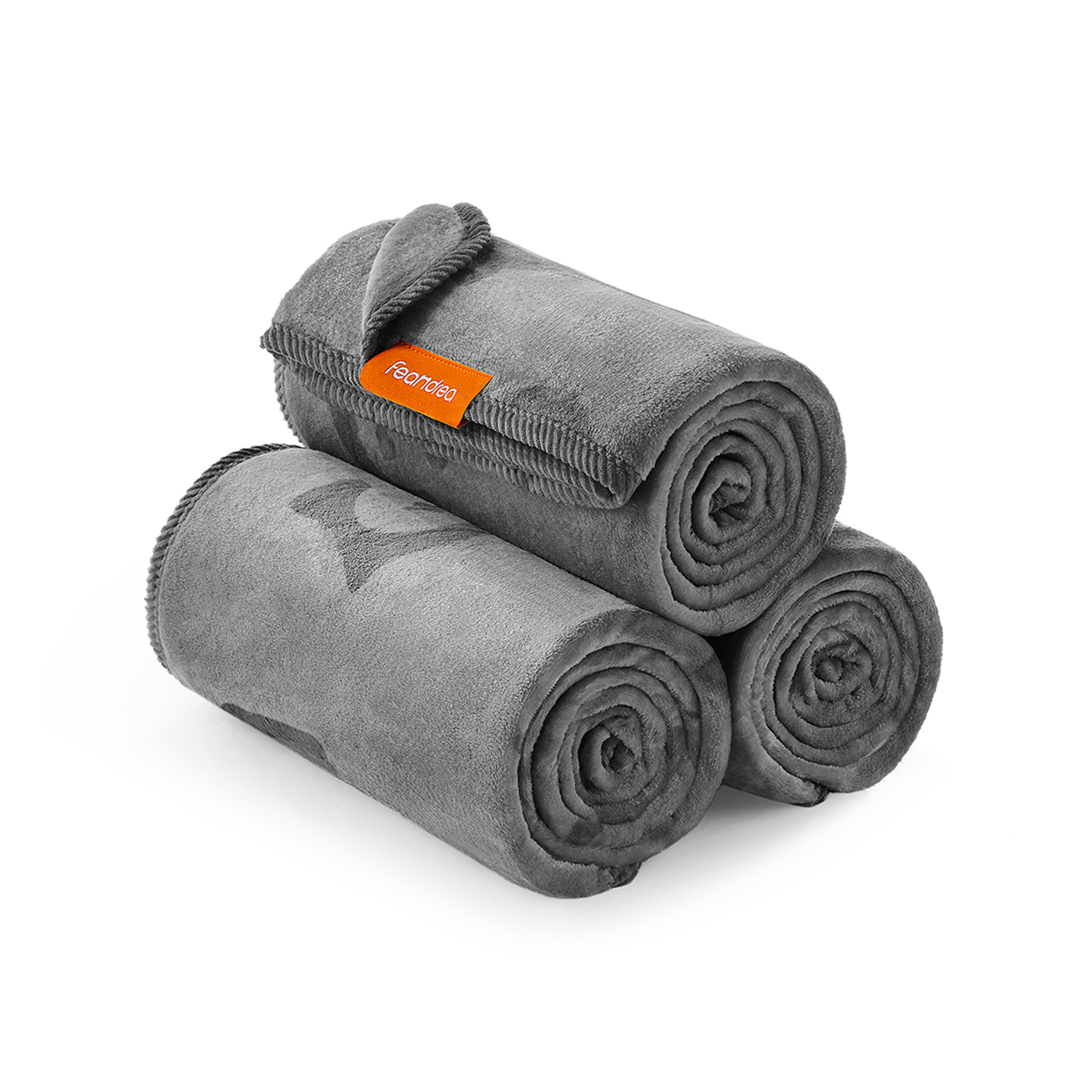 Hundedecke 3er Set XL waschbar schiefergrau