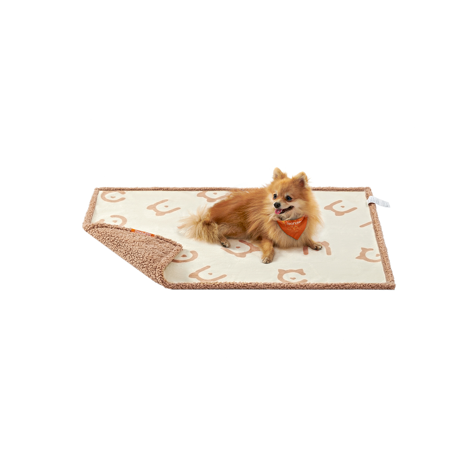 Wasserdichte Hundedecke für Miniaturhunde beige