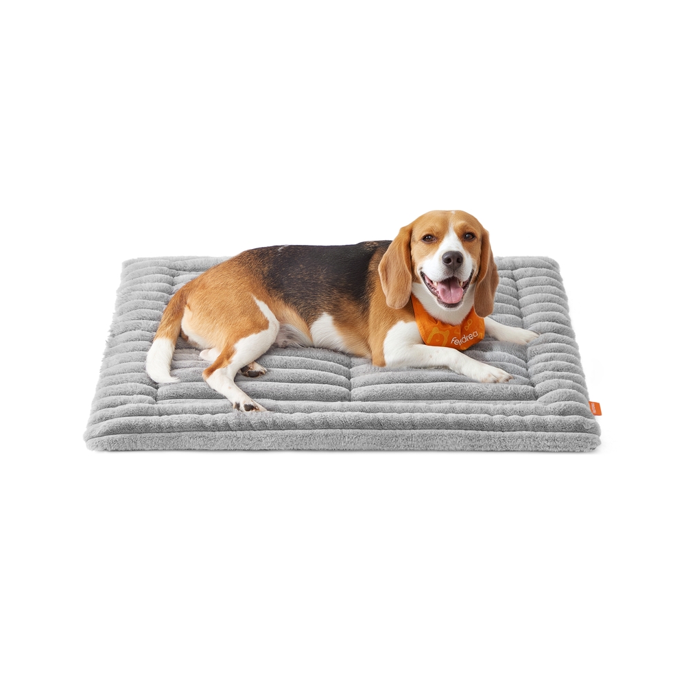 Hundedecke S 90 x 65 cm maschinenwaschbar taubengrau