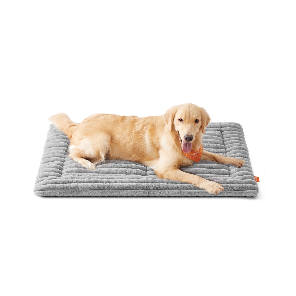 Hundedecke S 105 x 70 cm maschinenwaschbar taubengrau