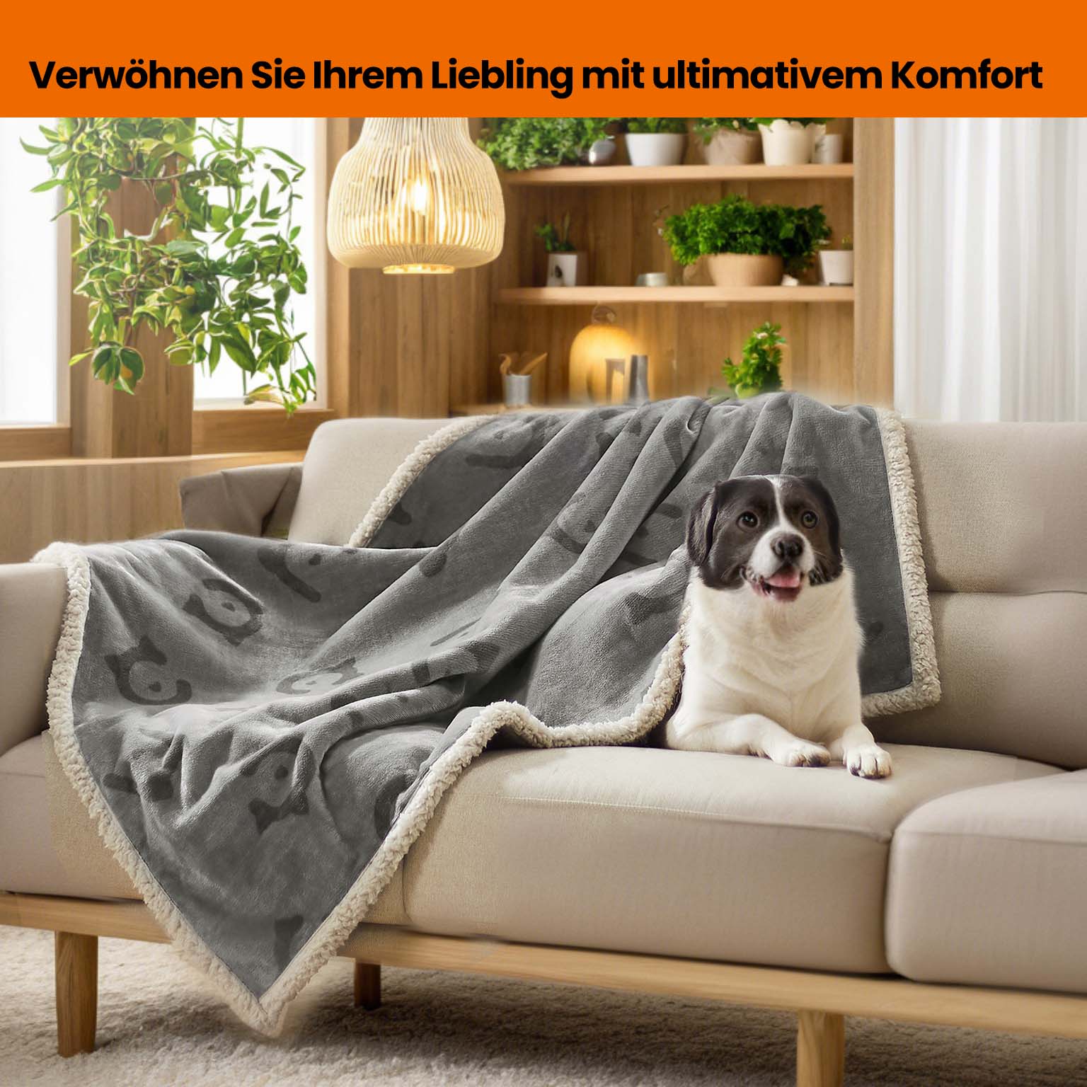 Wasserdichte Hundedecke, Haustier-Decke, maschinenwaschbar