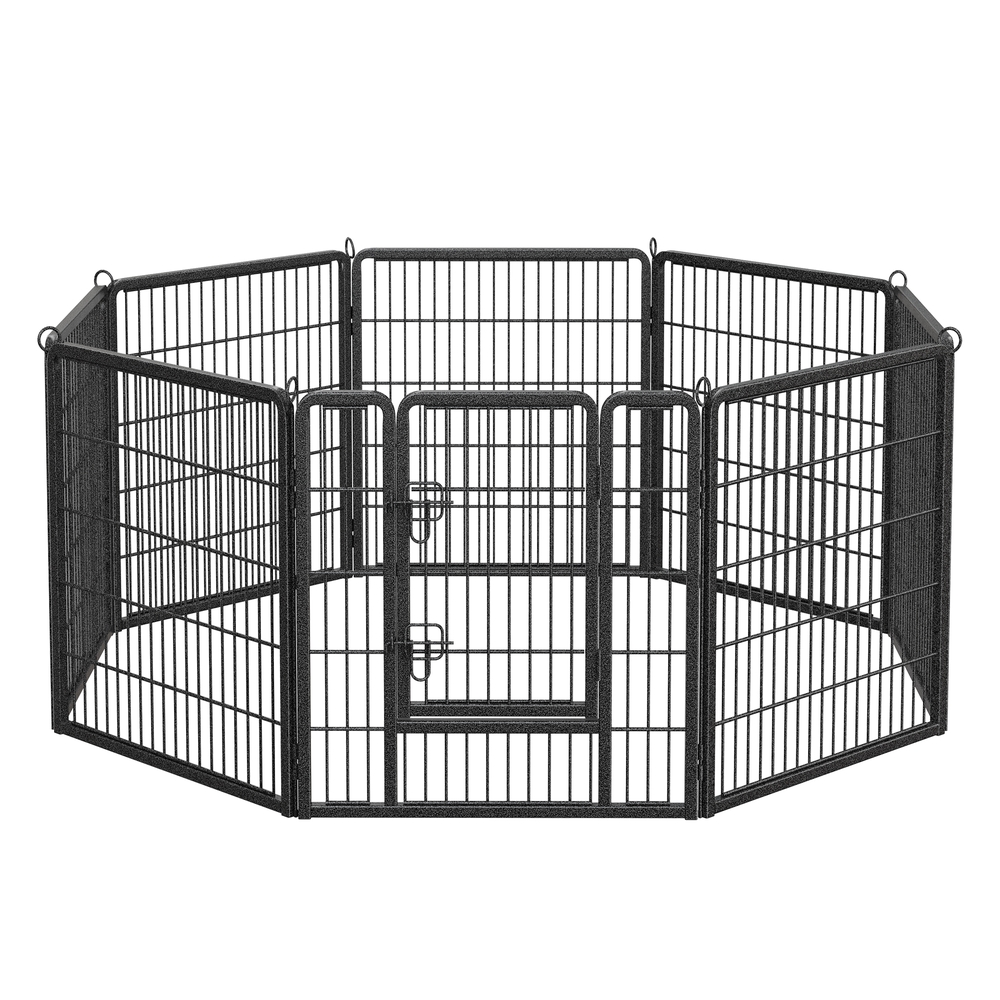 Feandrea Freilaufgehege, Laufstall DIY, mit 8 Gitterplatten je 77 x 80 cm