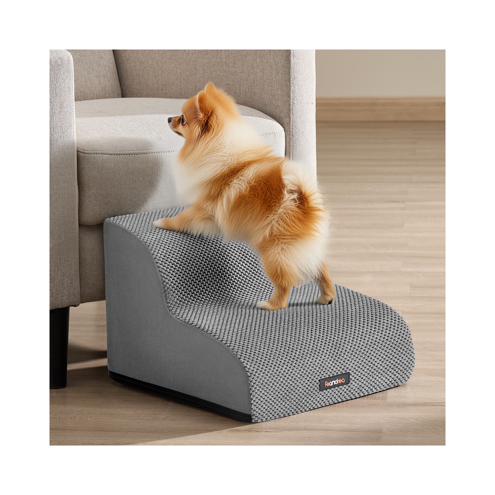 Hundetreppe mit rutschfestem Bezug und 2 Stufen