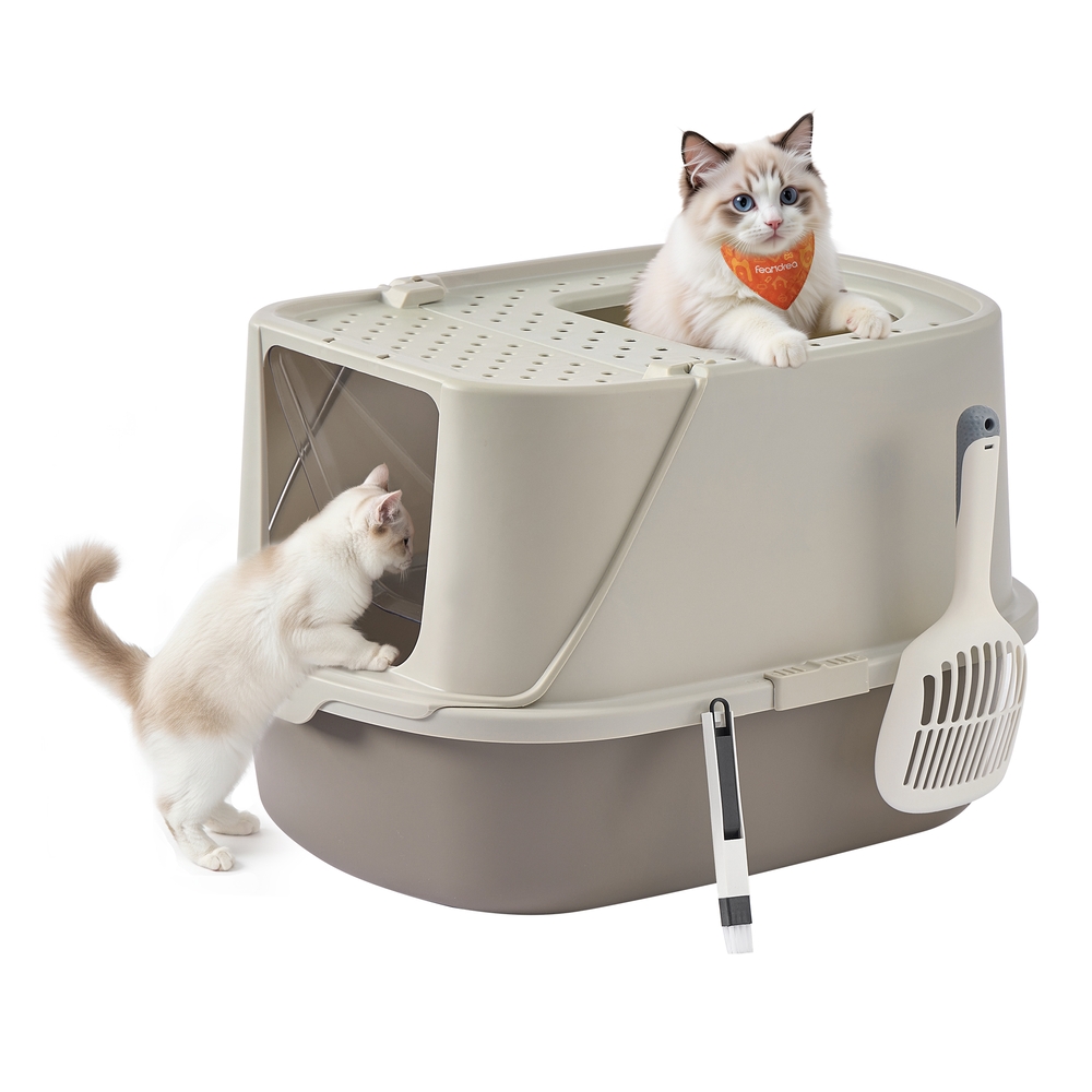 Katzentoilette mit Deckel für Katzen bis 15 kg