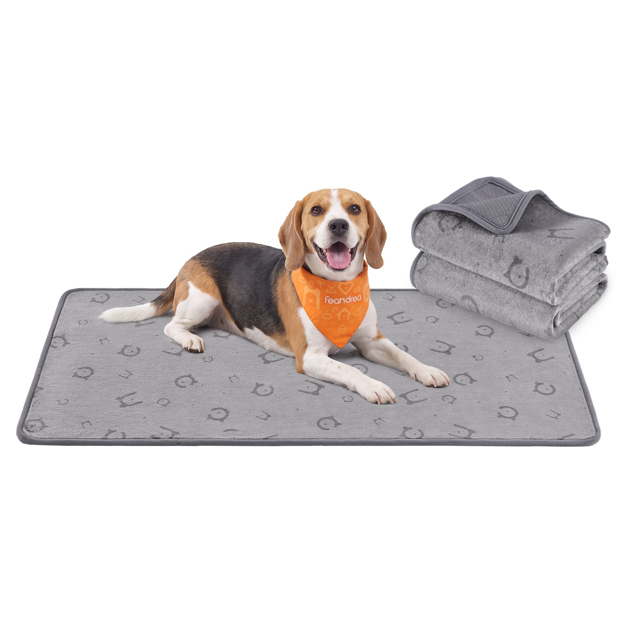 Tapis réutilisables imperméables antidérapants pour animaux