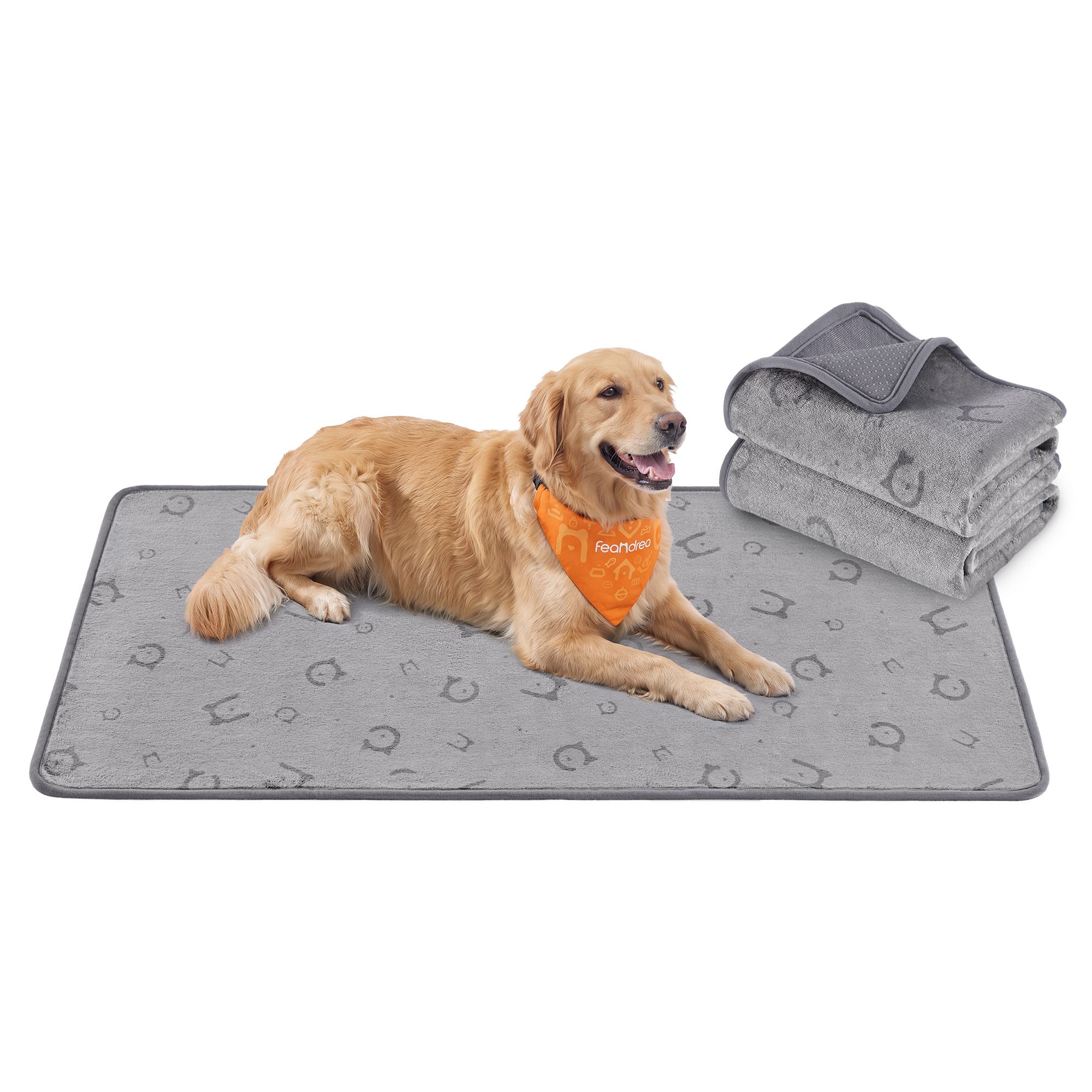 Tapis réutilisables imperméables antidérapants pour animaux