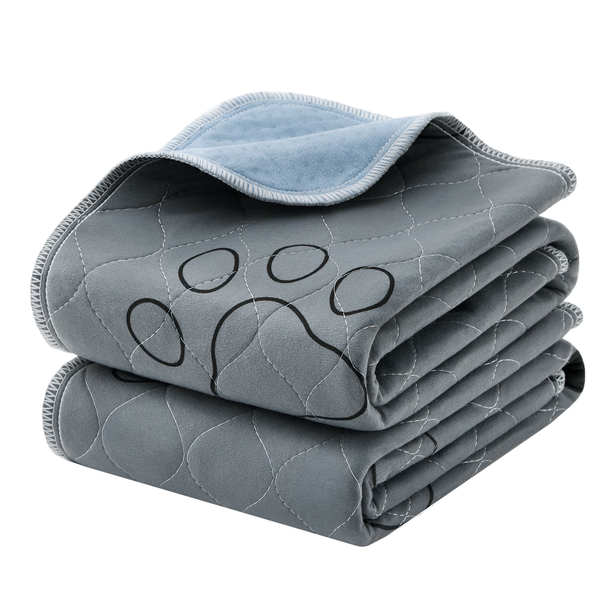 Waschbare, auslaufsichere Welpen-Unterlagen, 2er Set, 90 x 60 cm